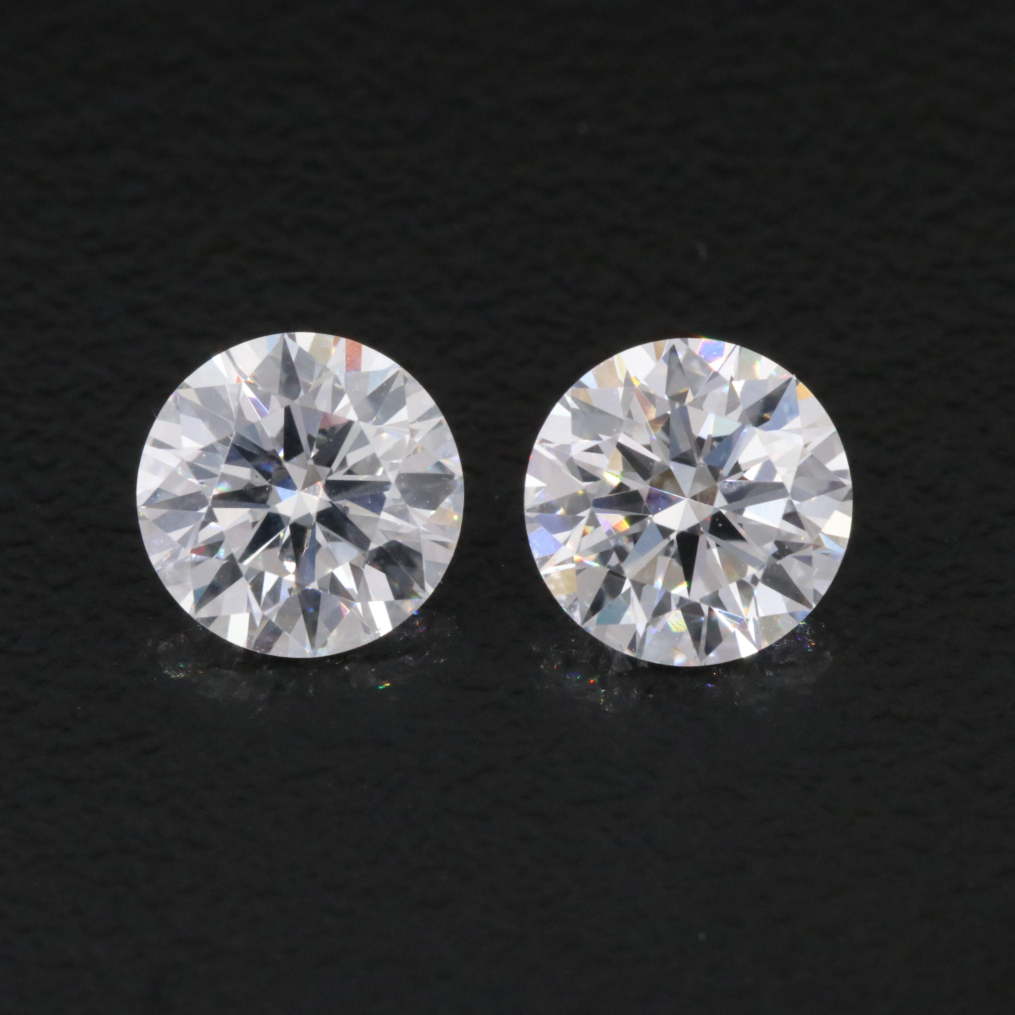 Loose 2.03 CTW Lab Grown Diamond Pair
