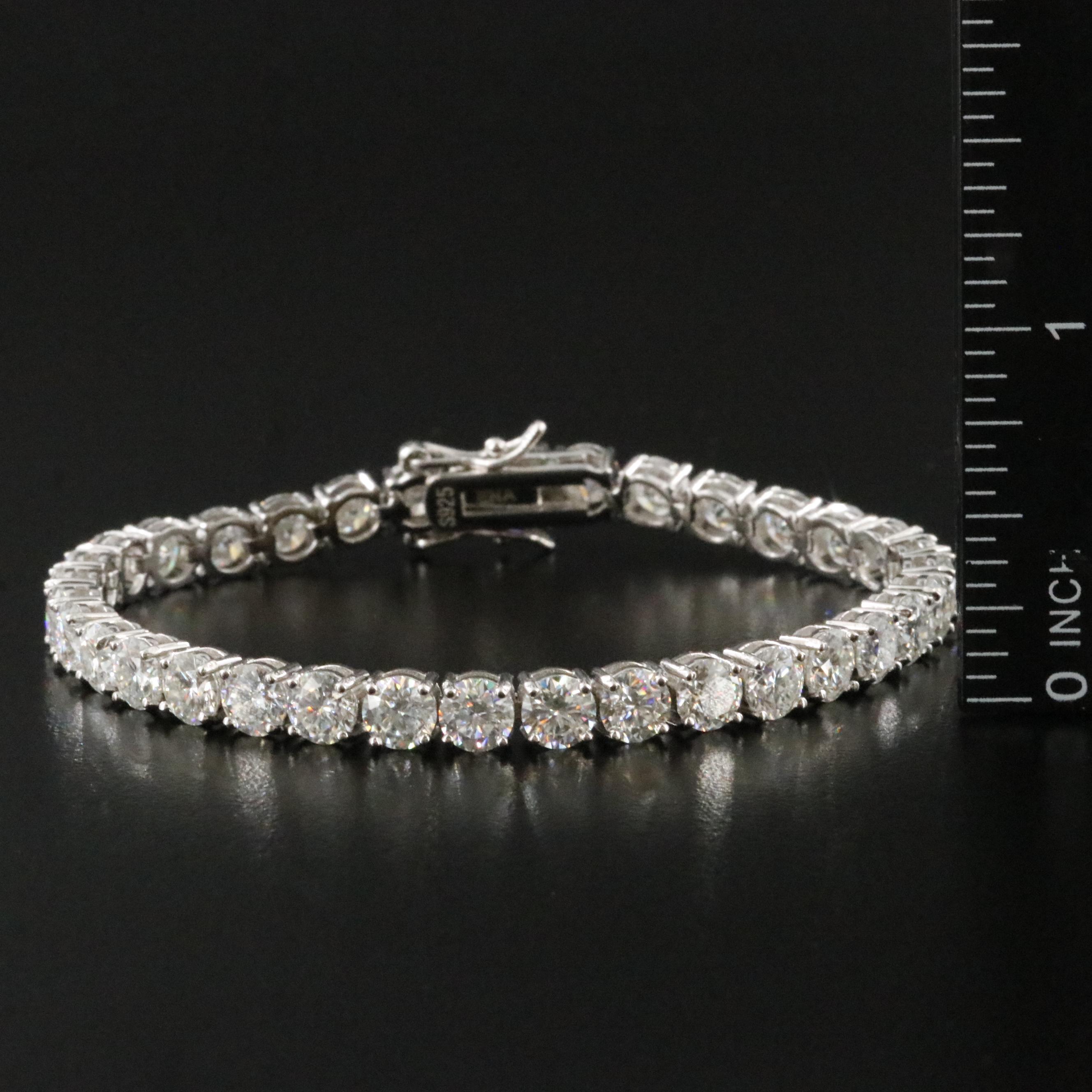Sterling Moissanite Bracelet