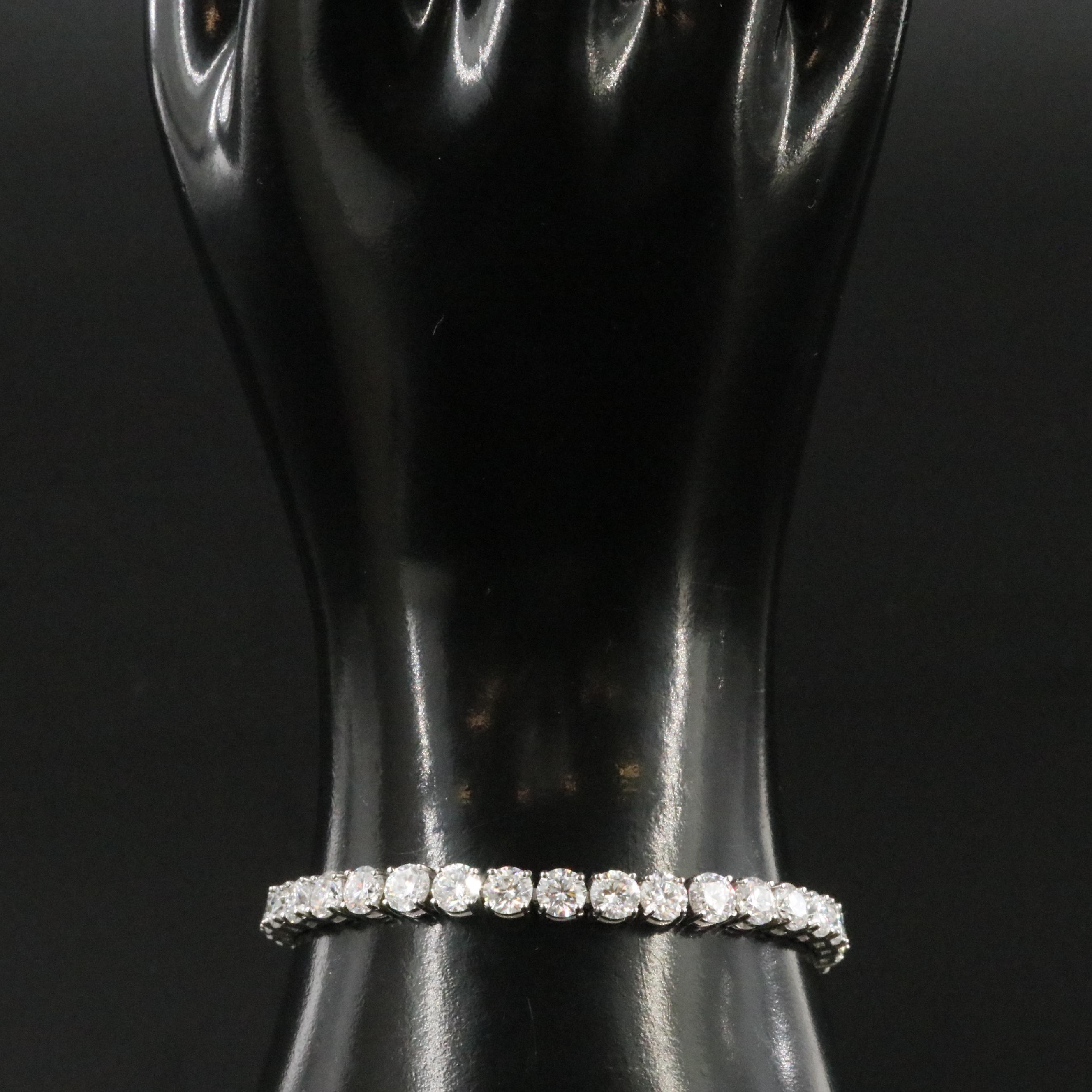 Sterling Moissanite Bracelet