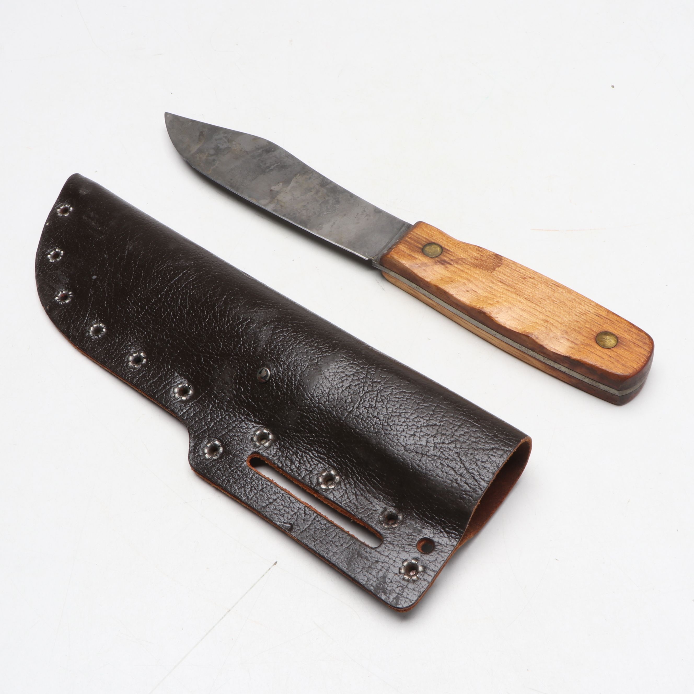 Browning Hatchet with Other Wood Handled Butcher Knives