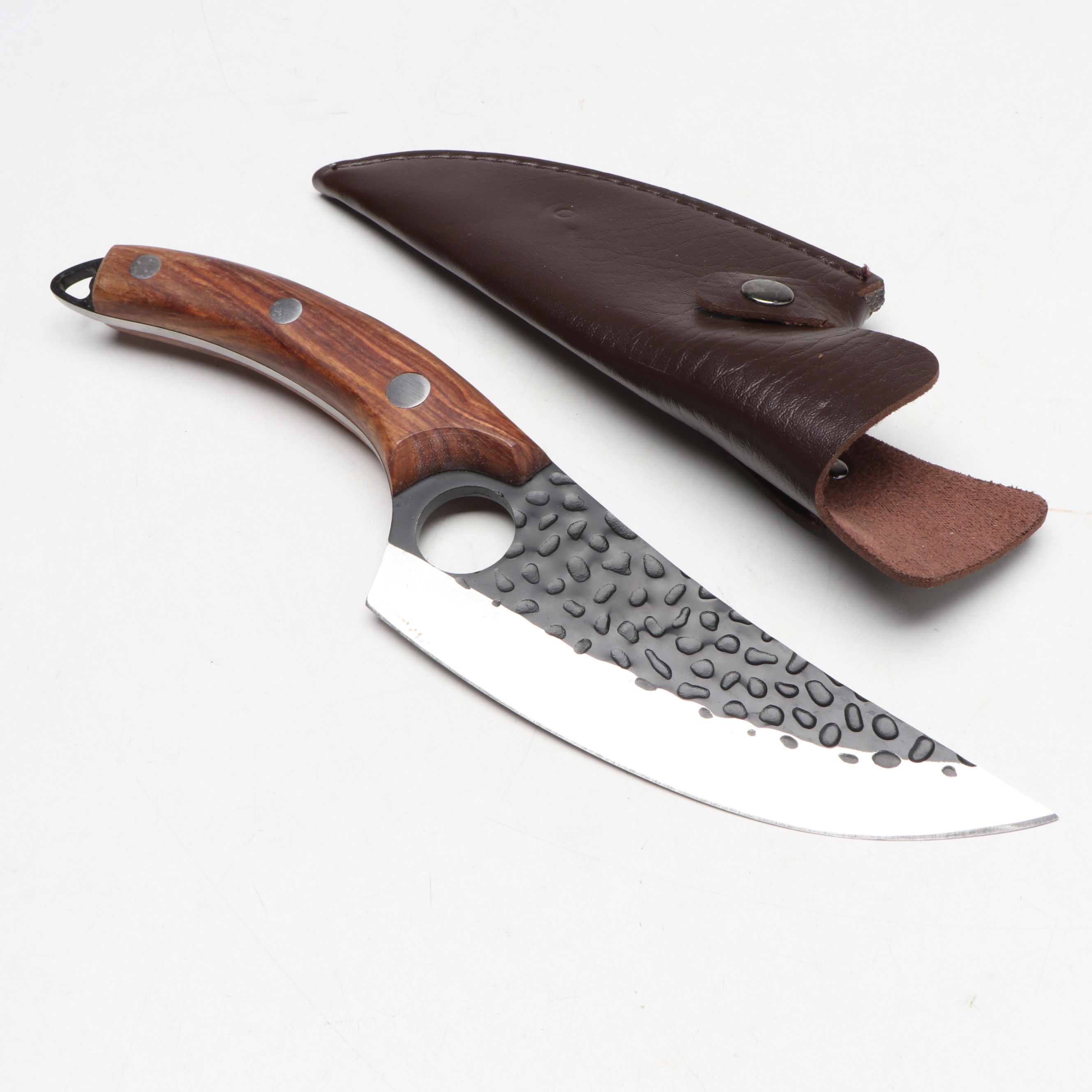 Browning Hatchet with Other Wood Handled Butcher Knives