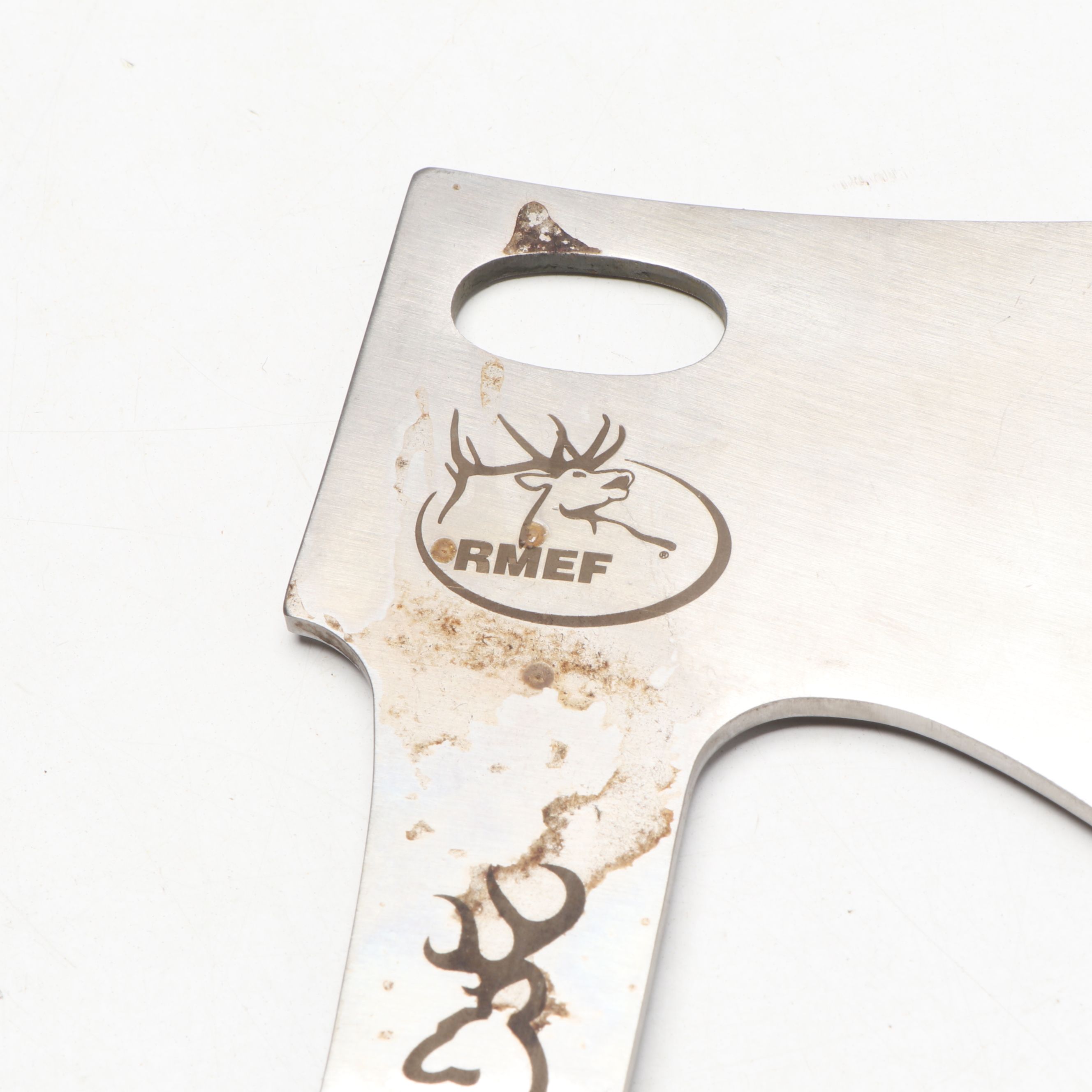 Browning Hatchet with Other Wood Handled Butcher Knives