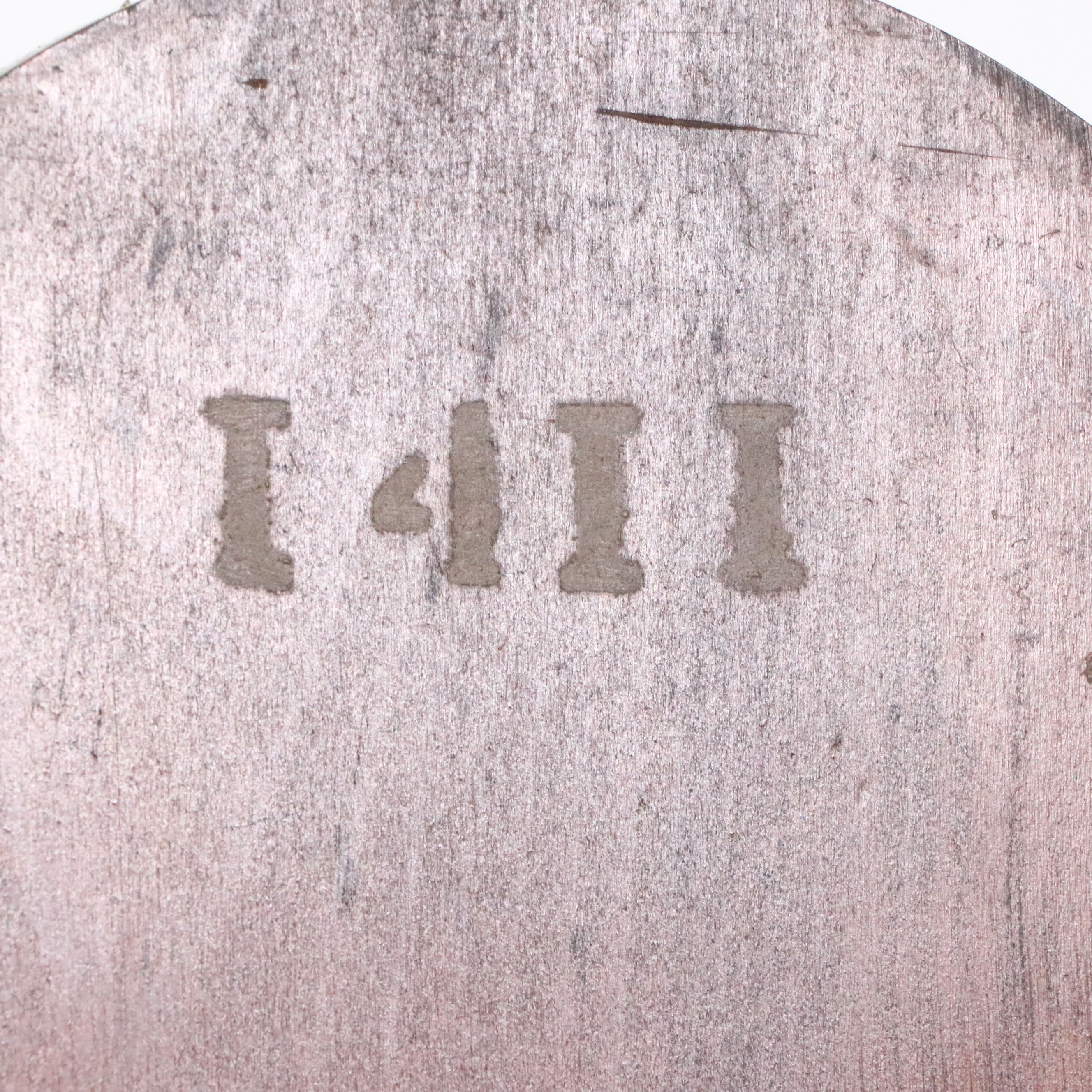 Georgian Style Mahogany Narrow Tall Case Clock, 20th Century