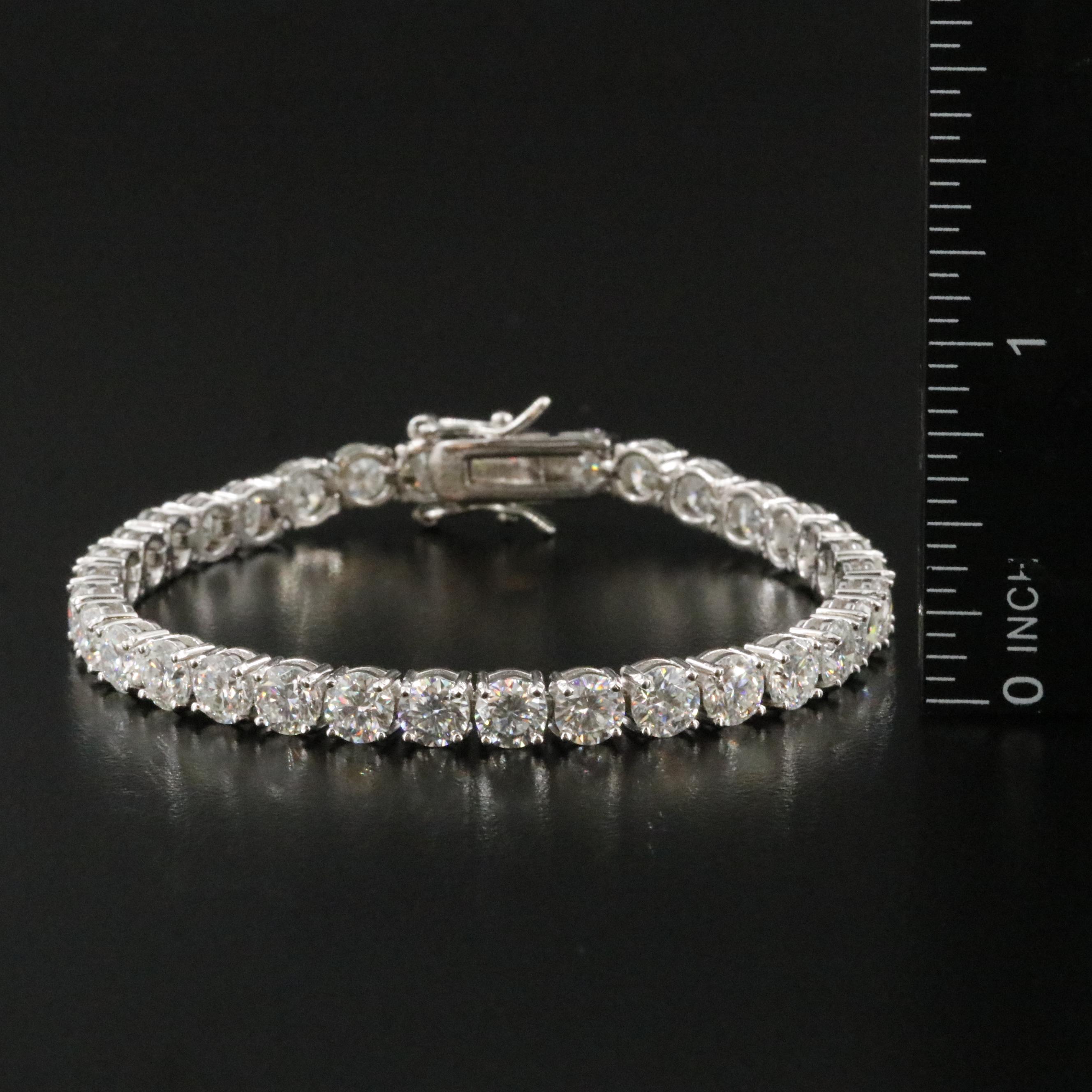 Sterling Moissanite Bracelet