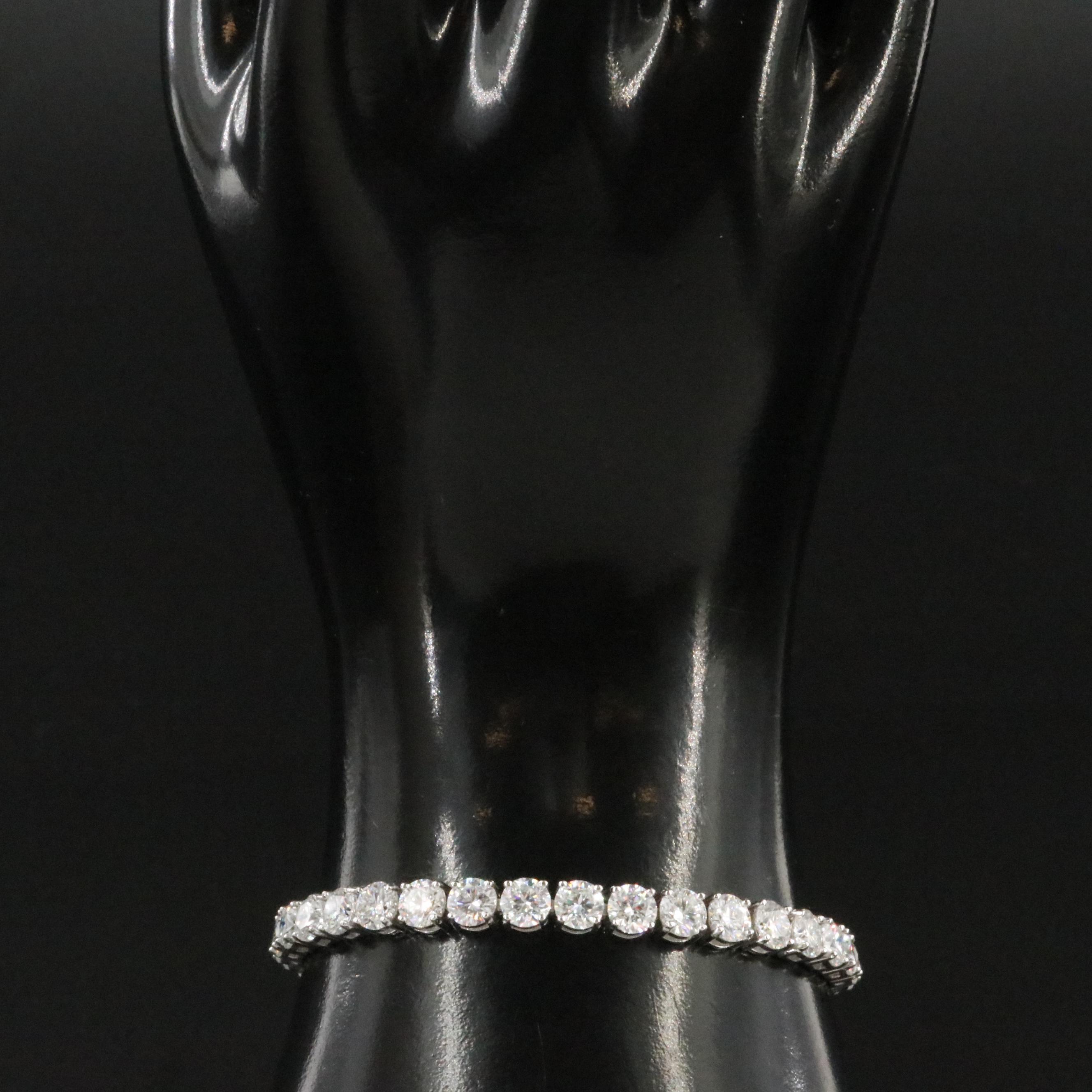 Sterling Moissanite Bracelet