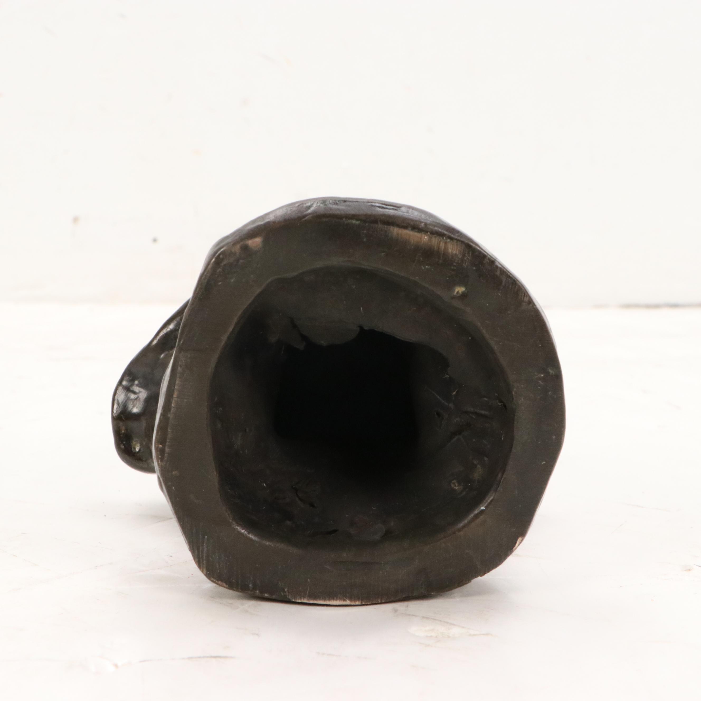 After Charles Marion Russell Bronze Bust "Piegan Woman"