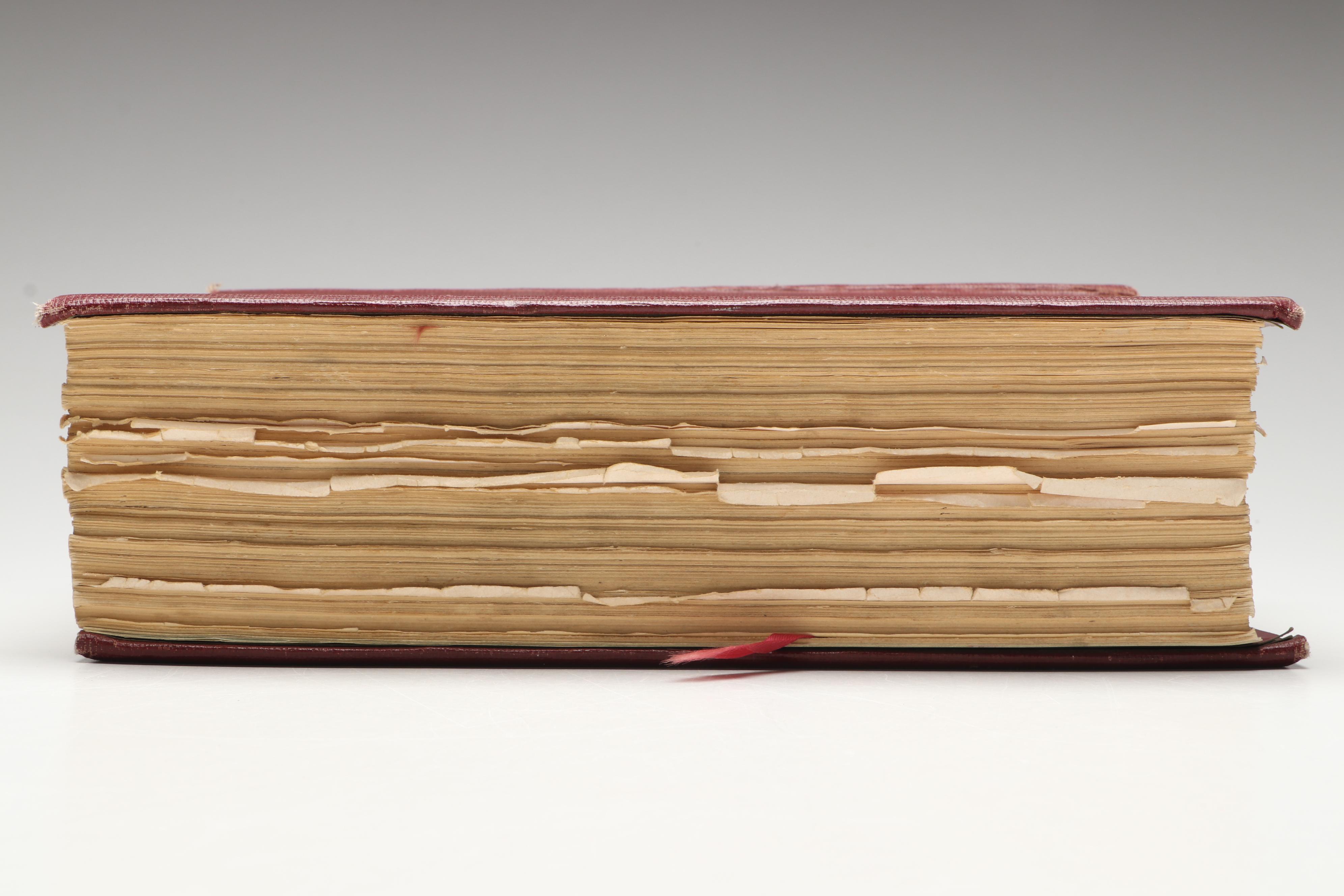 "New American Catholic Edition Holy Bible" Published by J. J. Little & Ives Co.