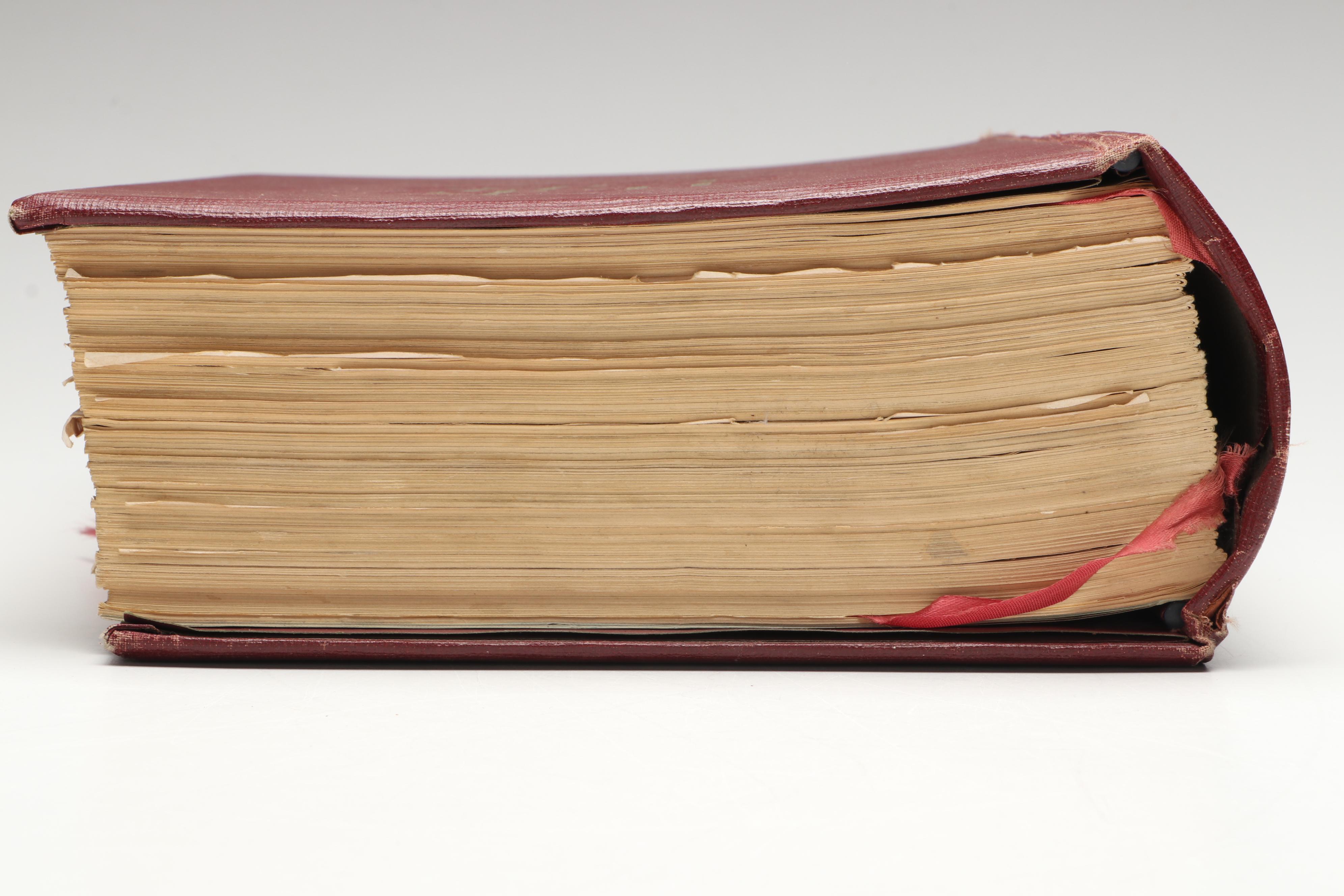 "New American Catholic Edition Holy Bible" Published by J. J. Little & Ives Co.