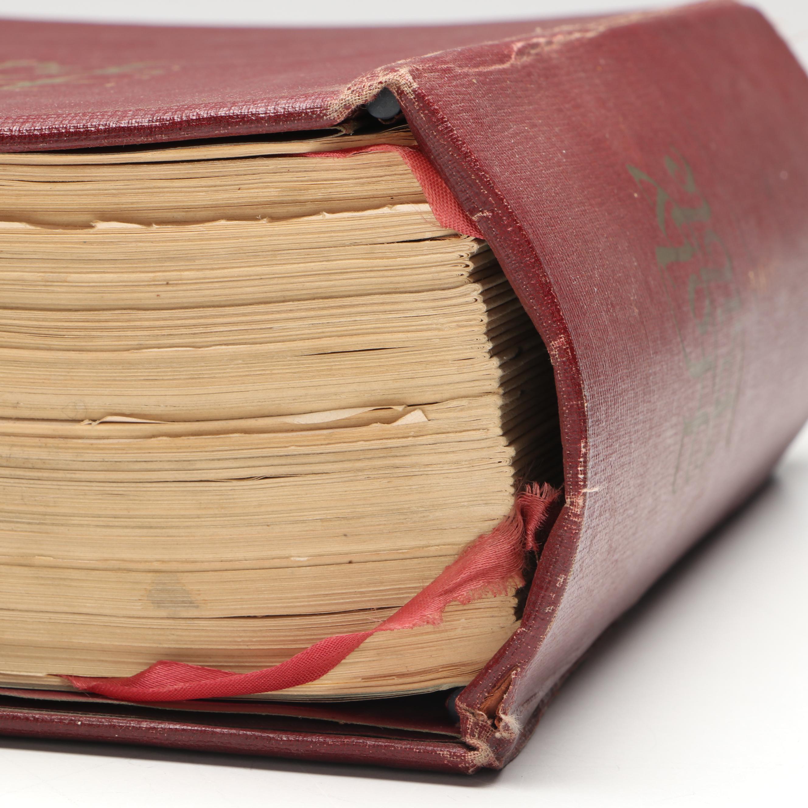 "New American Catholic Edition Holy Bible" Published by J. J. Little & Ives Co.