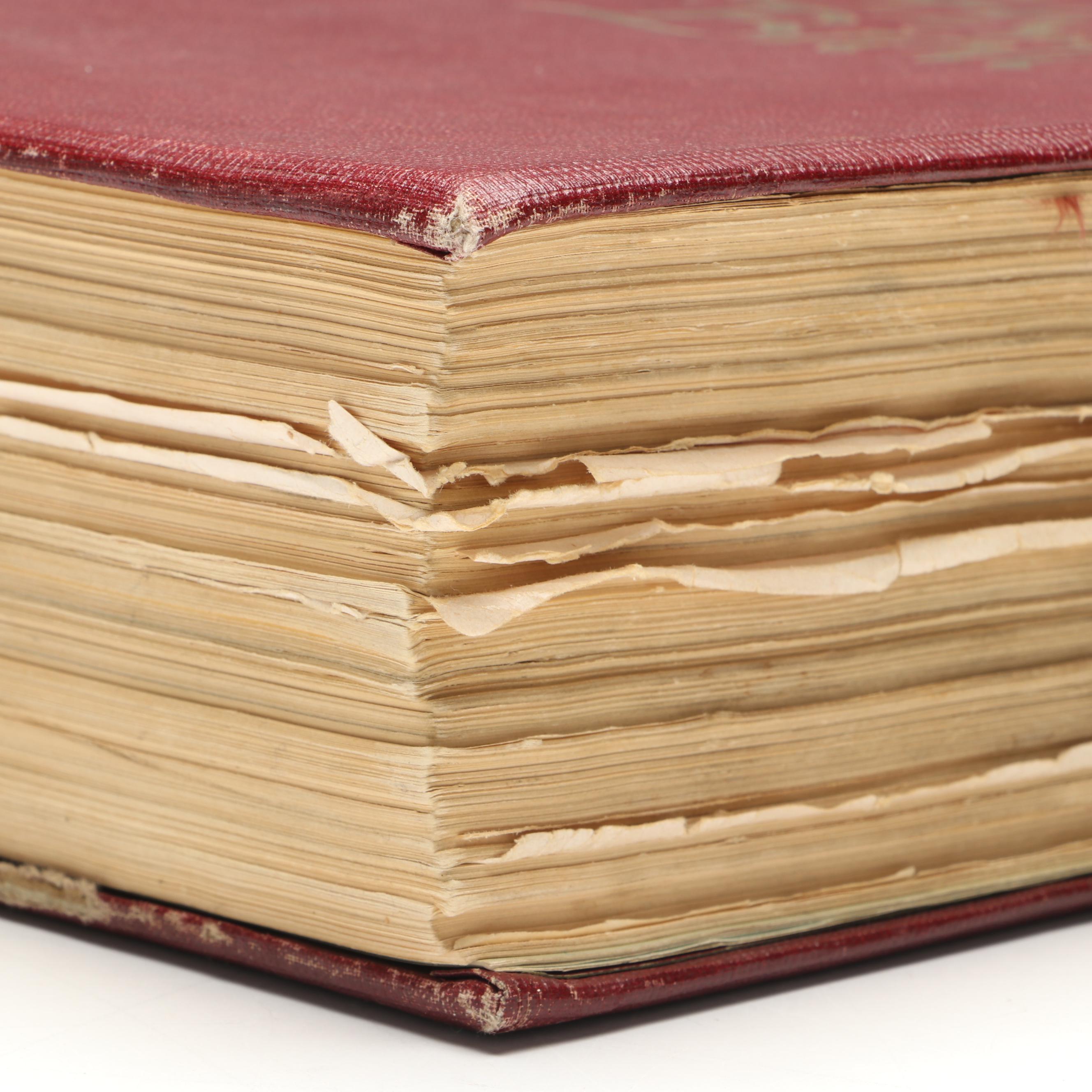 "New American Catholic Edition Holy Bible" Published by J. J. Little & Ives Co.