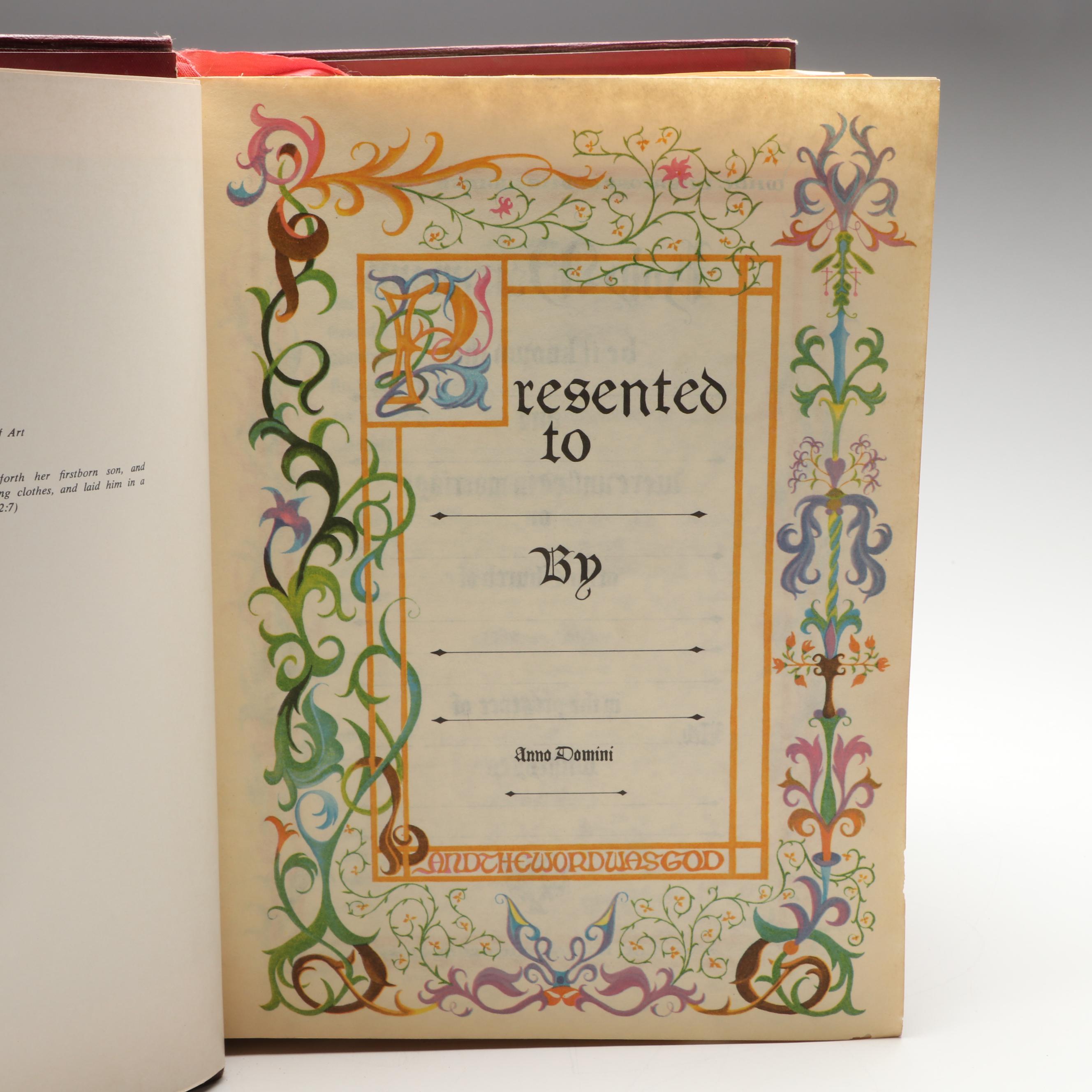 "New American Catholic Edition Holy Bible" Published by J. J. Little & Ives Co.