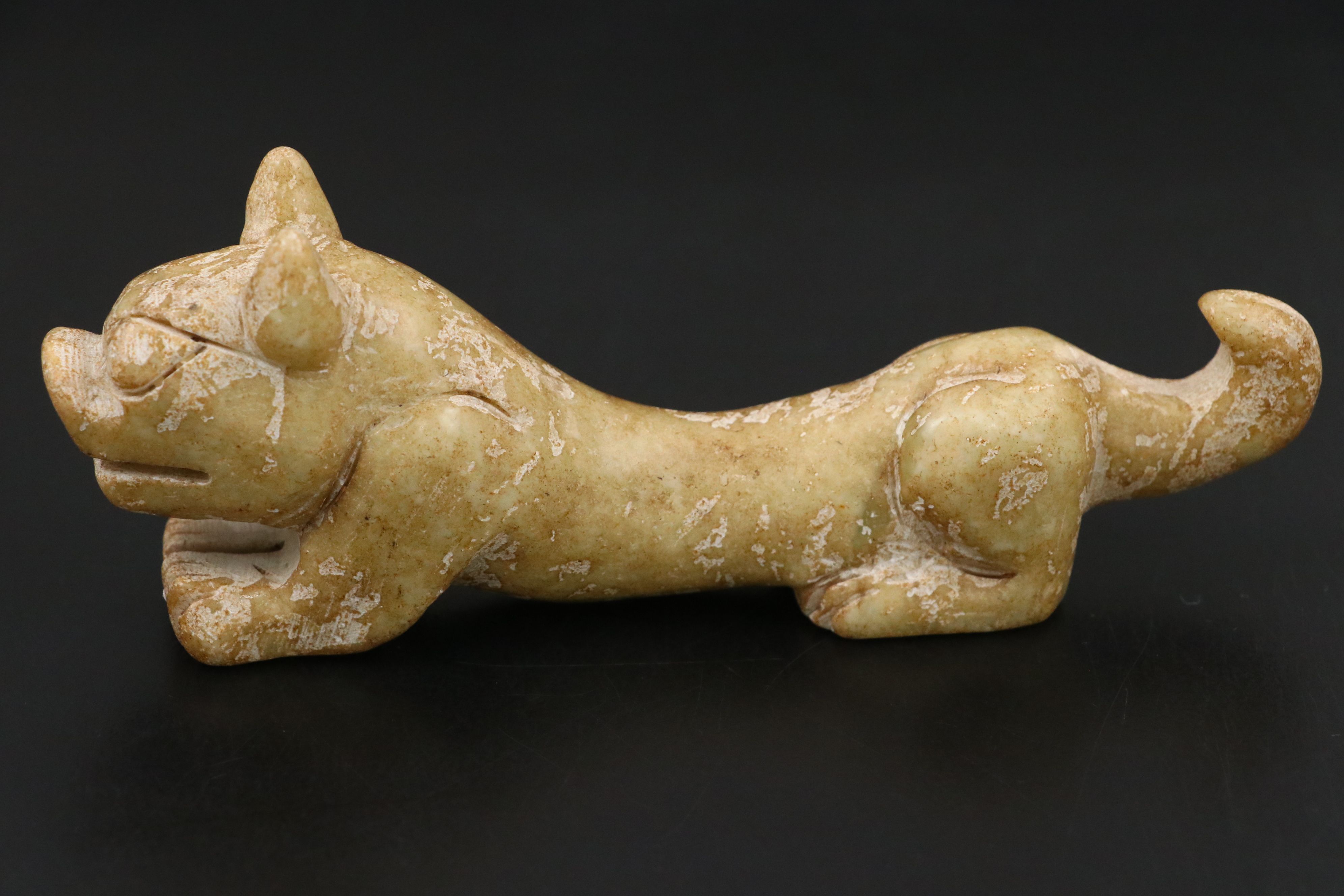 Antique Chinese Jade and Serpentine Carvings