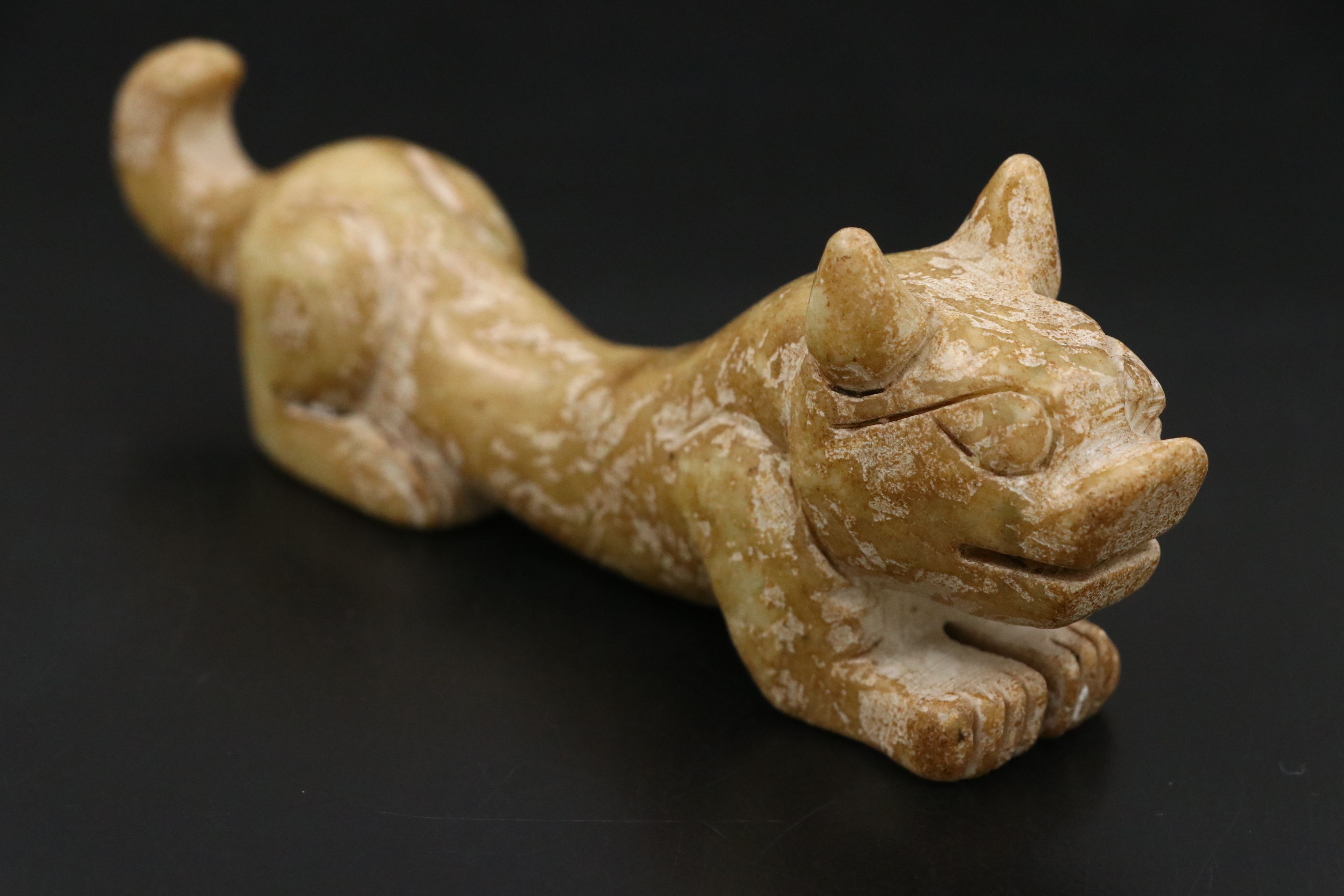 Antique Chinese Jade and Serpentine Carvings