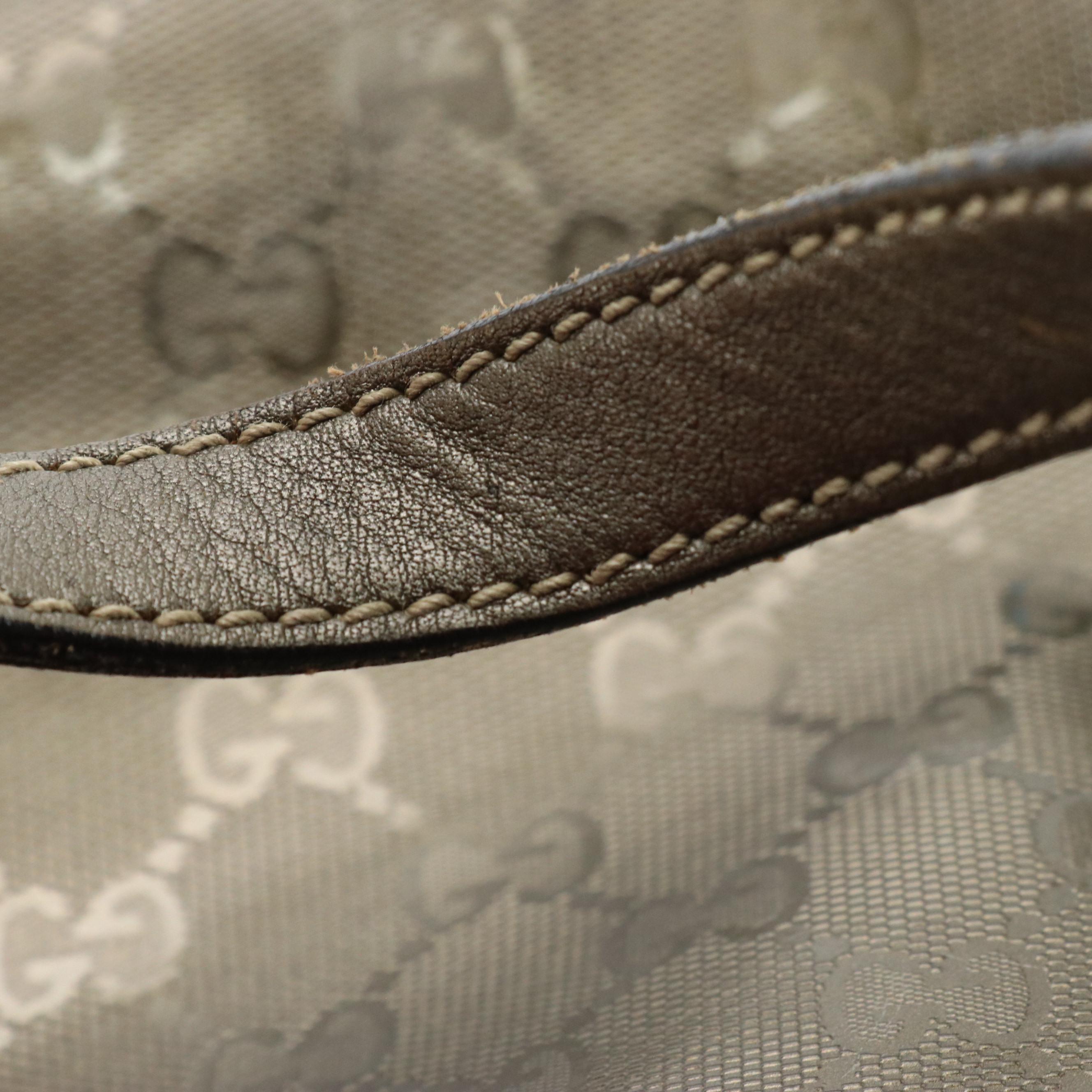 Gucci Large Joy Tote in Imprimé GG Canvas and Leather