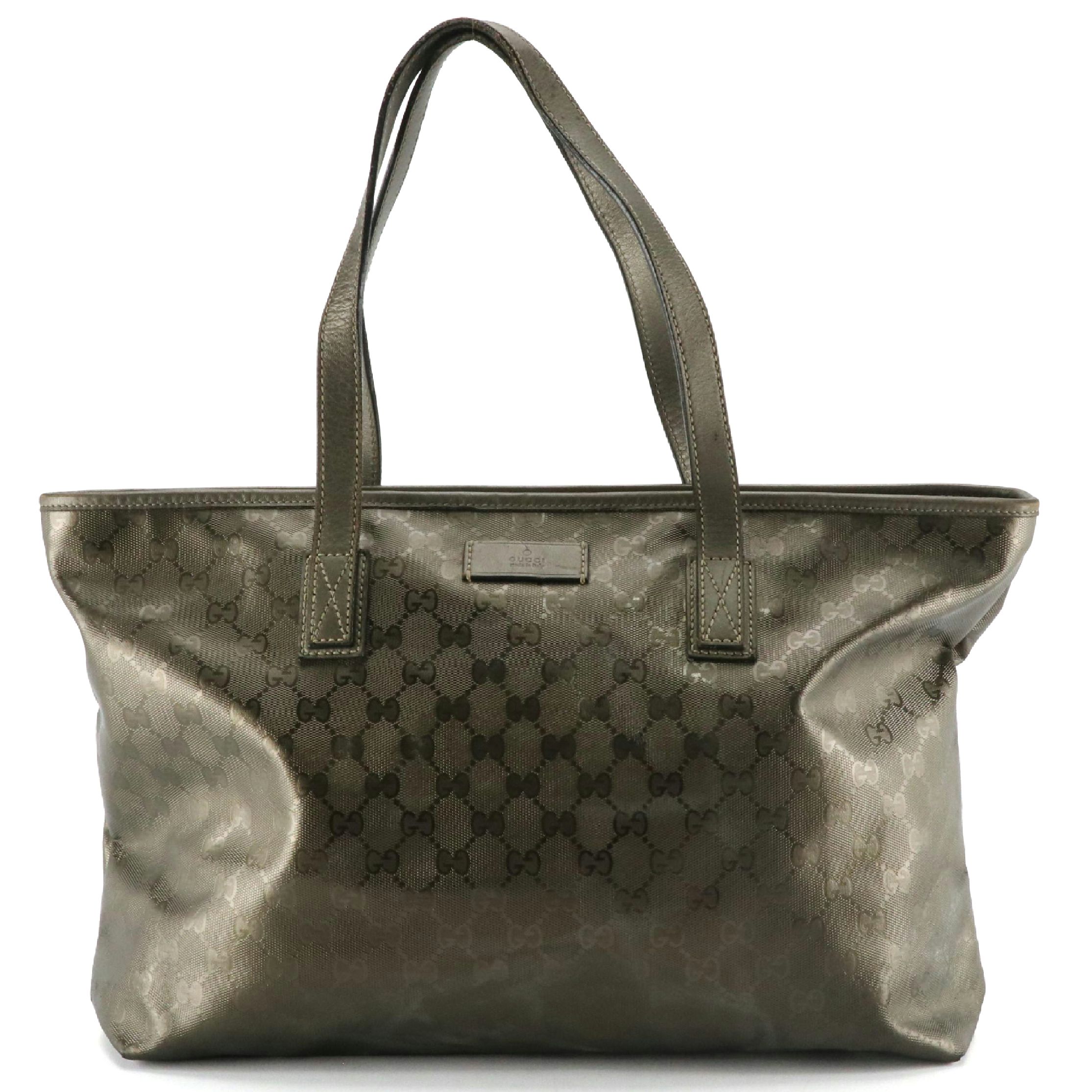 Gucci Large Joy Tote in Imprimé GG Canvas and Leather