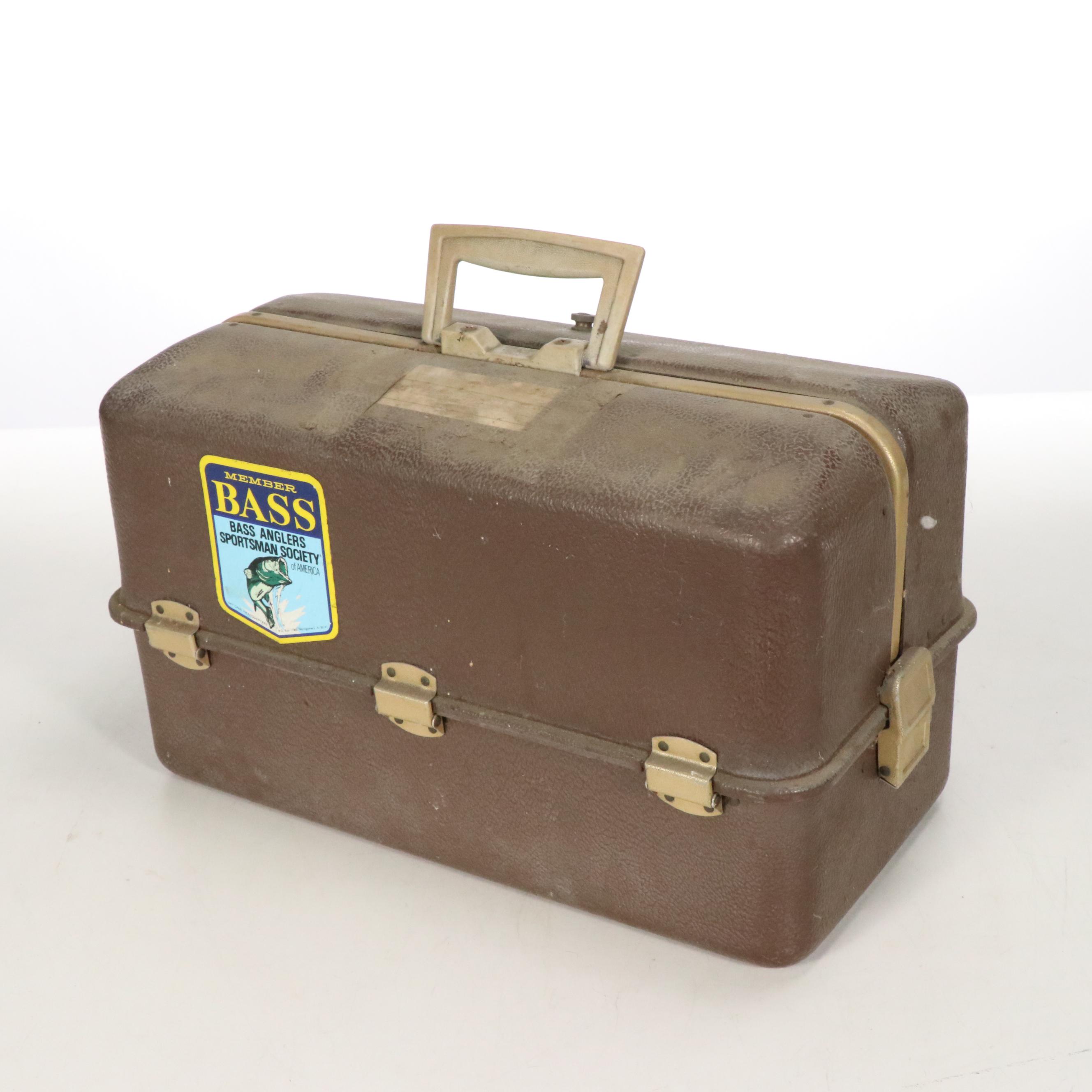 Bass and Plano Fishing Tackle Boxes with Lures and More Accessories