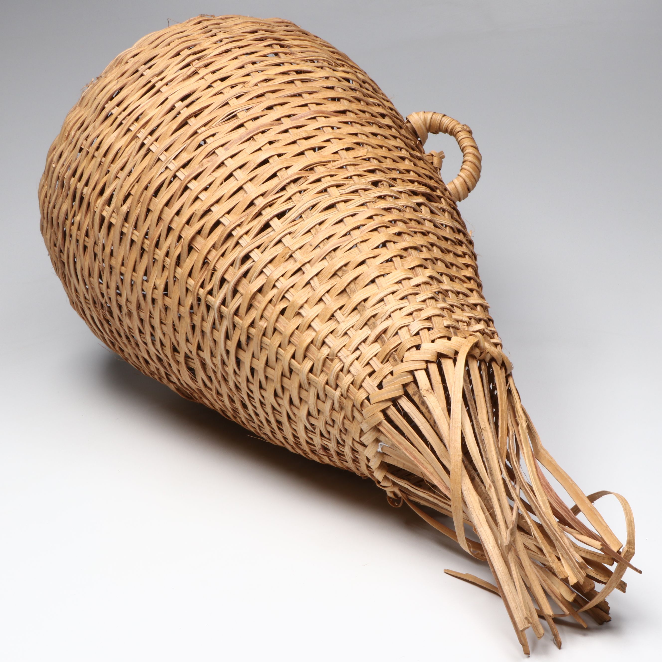 Panamanian Woven Plant Fiber Shrimp Trap