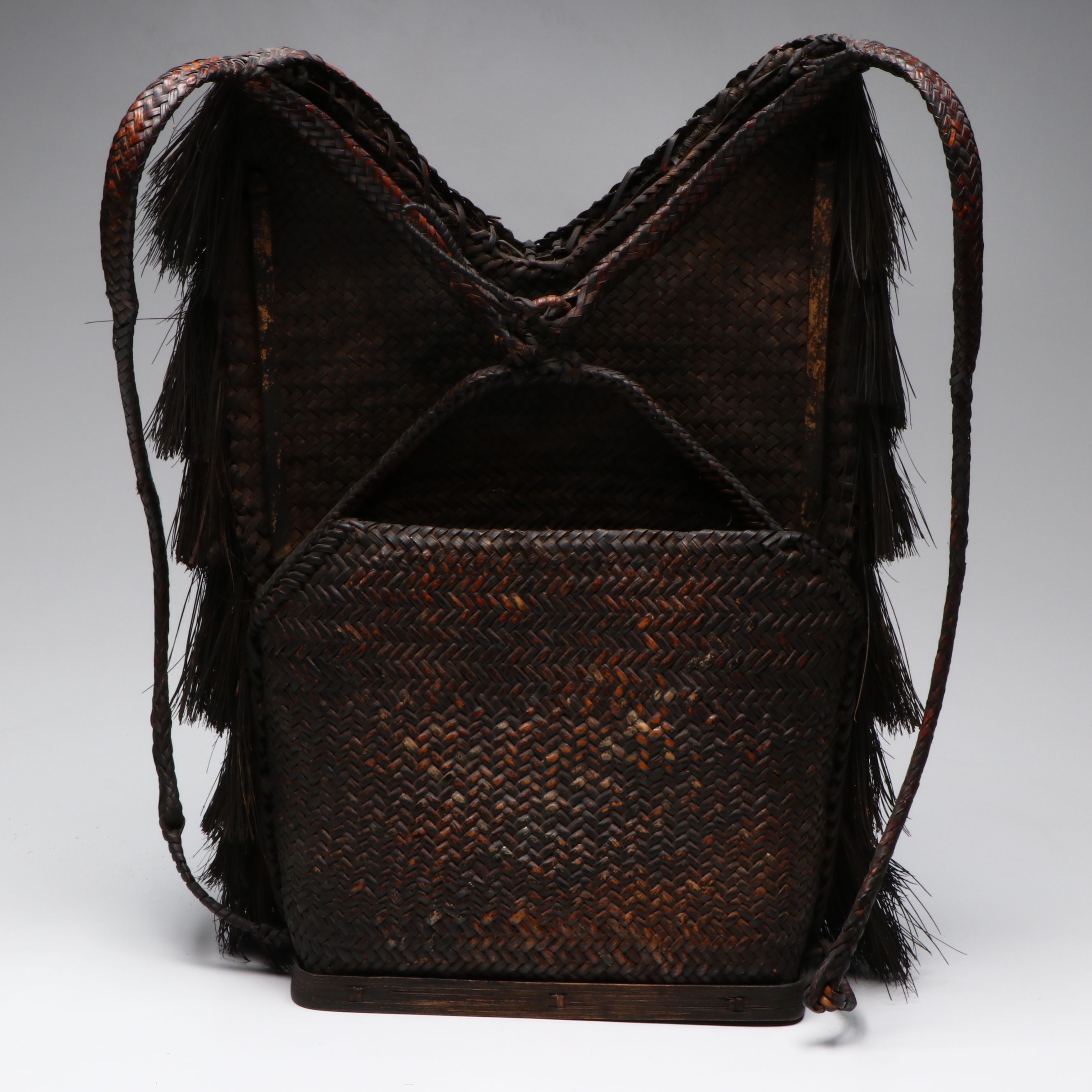 Filipino Handwoven Rattan Hunter's Backpack