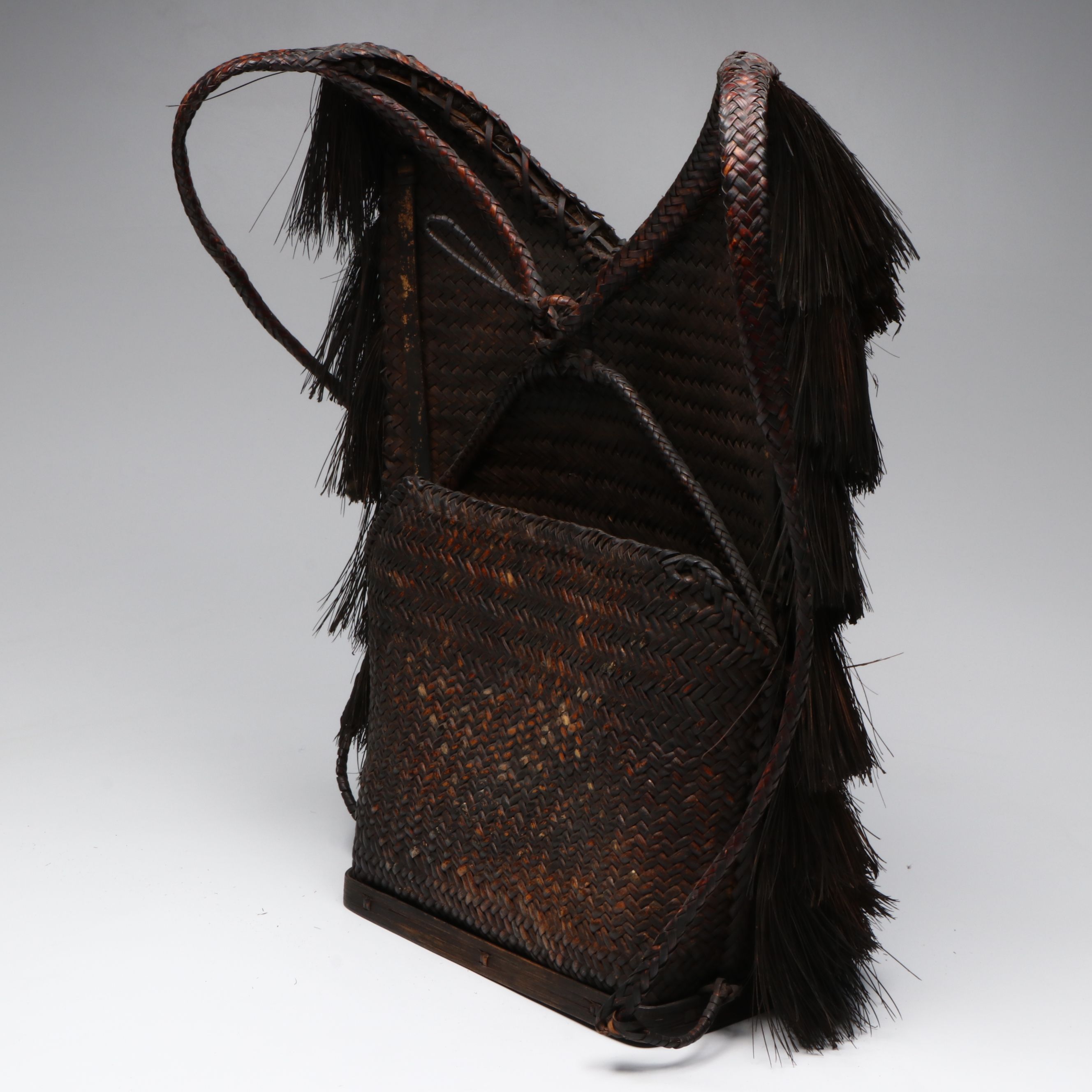Filipino Handwoven Rattan Hunter's Backpack