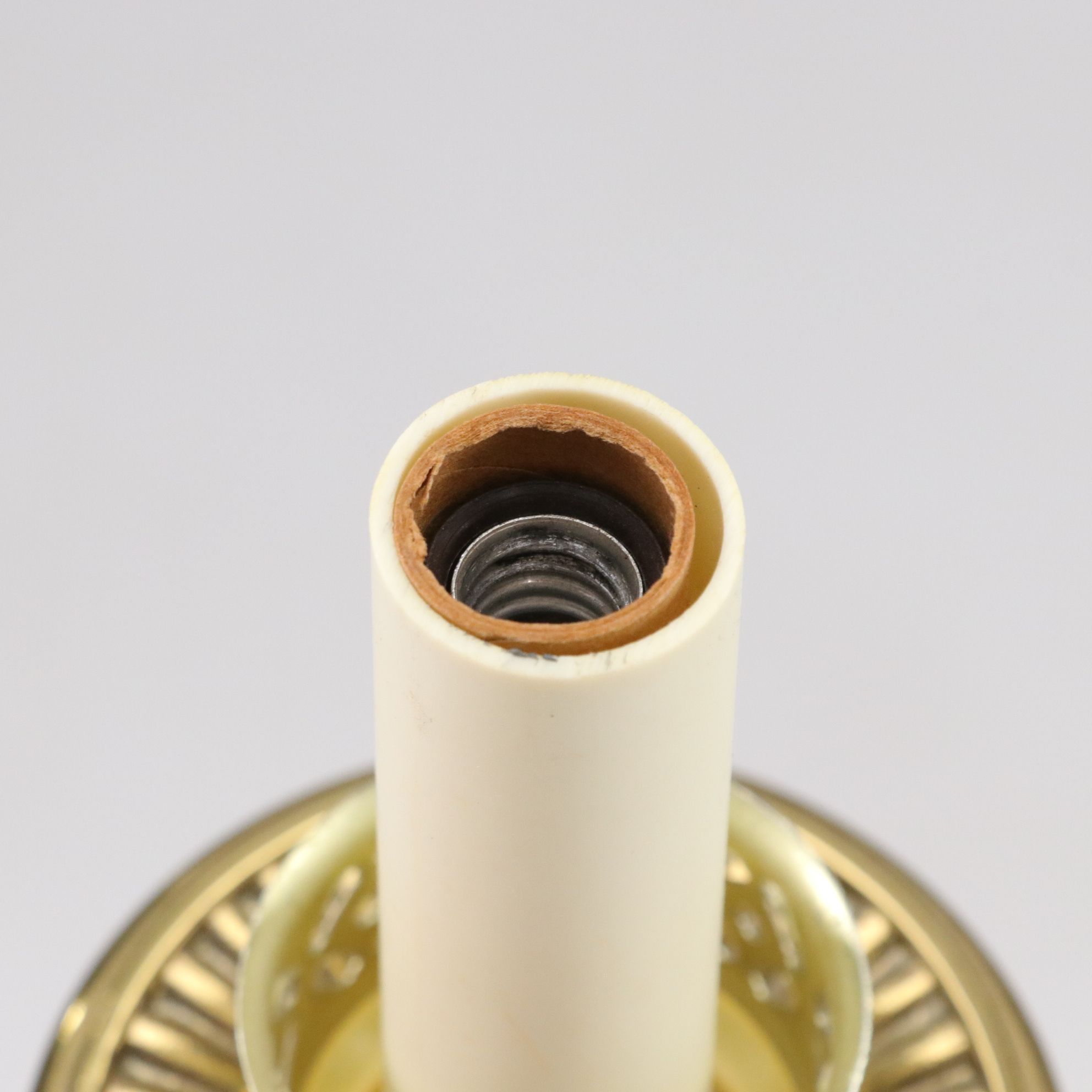 Brass Candlestick Lamps, Mid to Late 20th Century