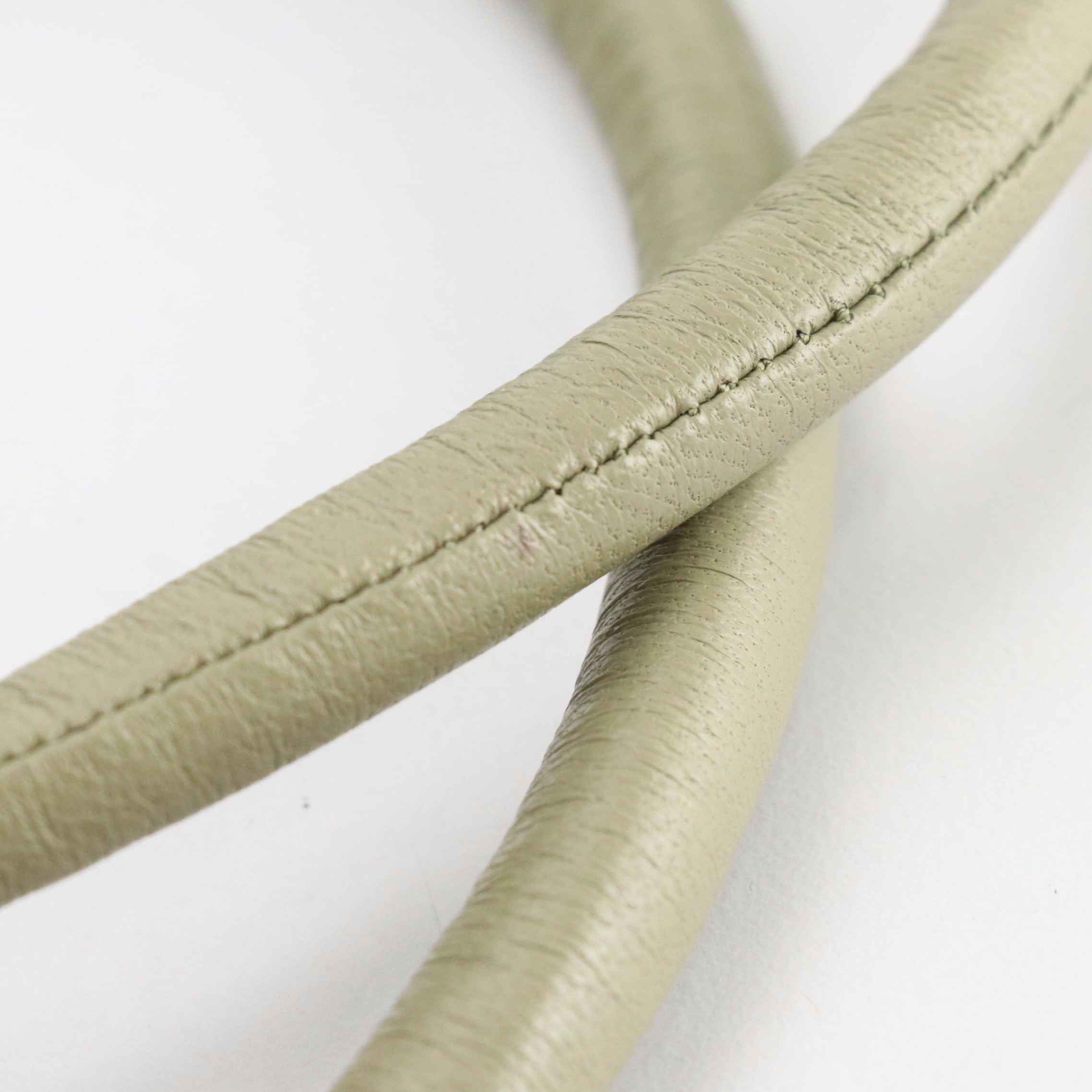 Bottega Veneta Mini Cassette Box Bag in Sage Green Maxi Intrecciato Leather