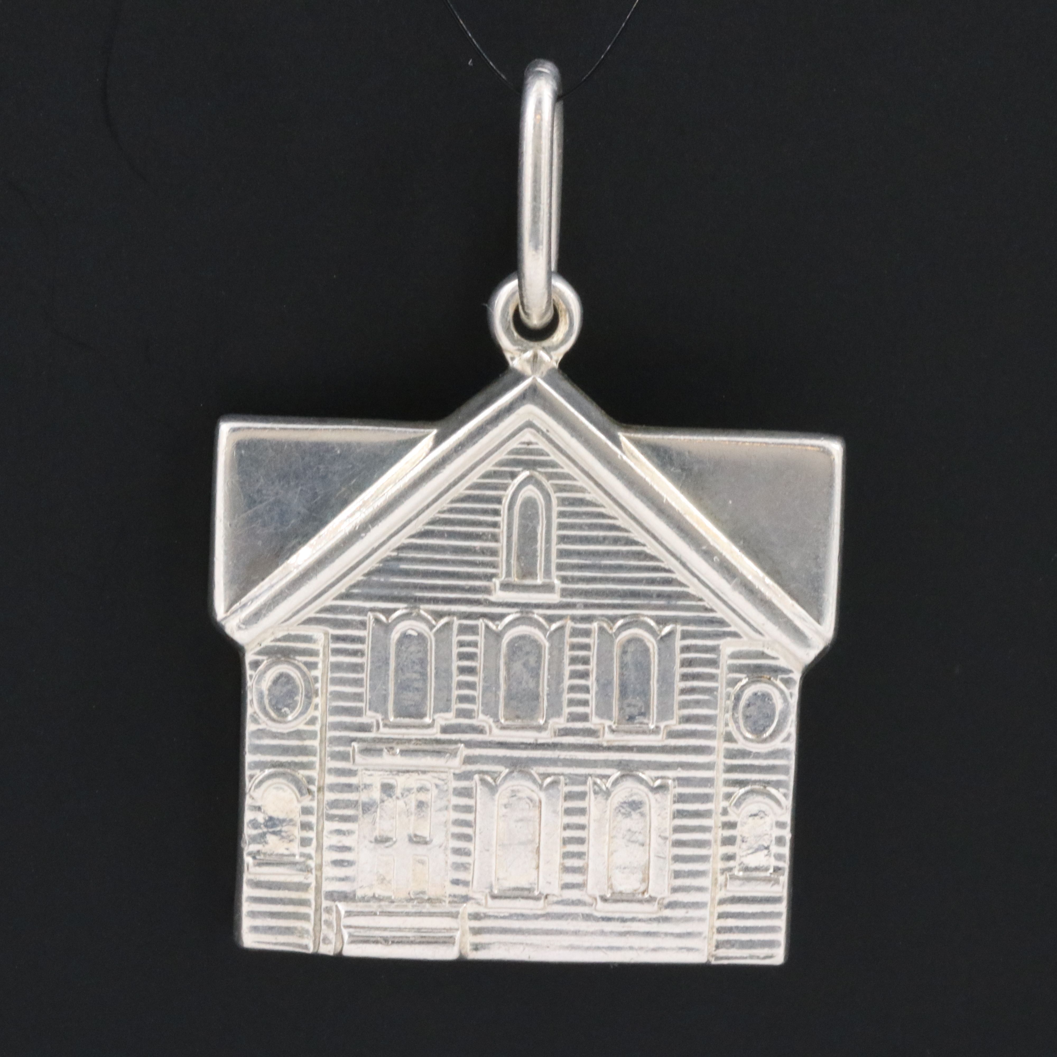 Tiffany & Co. Sterling House Charm Pendant