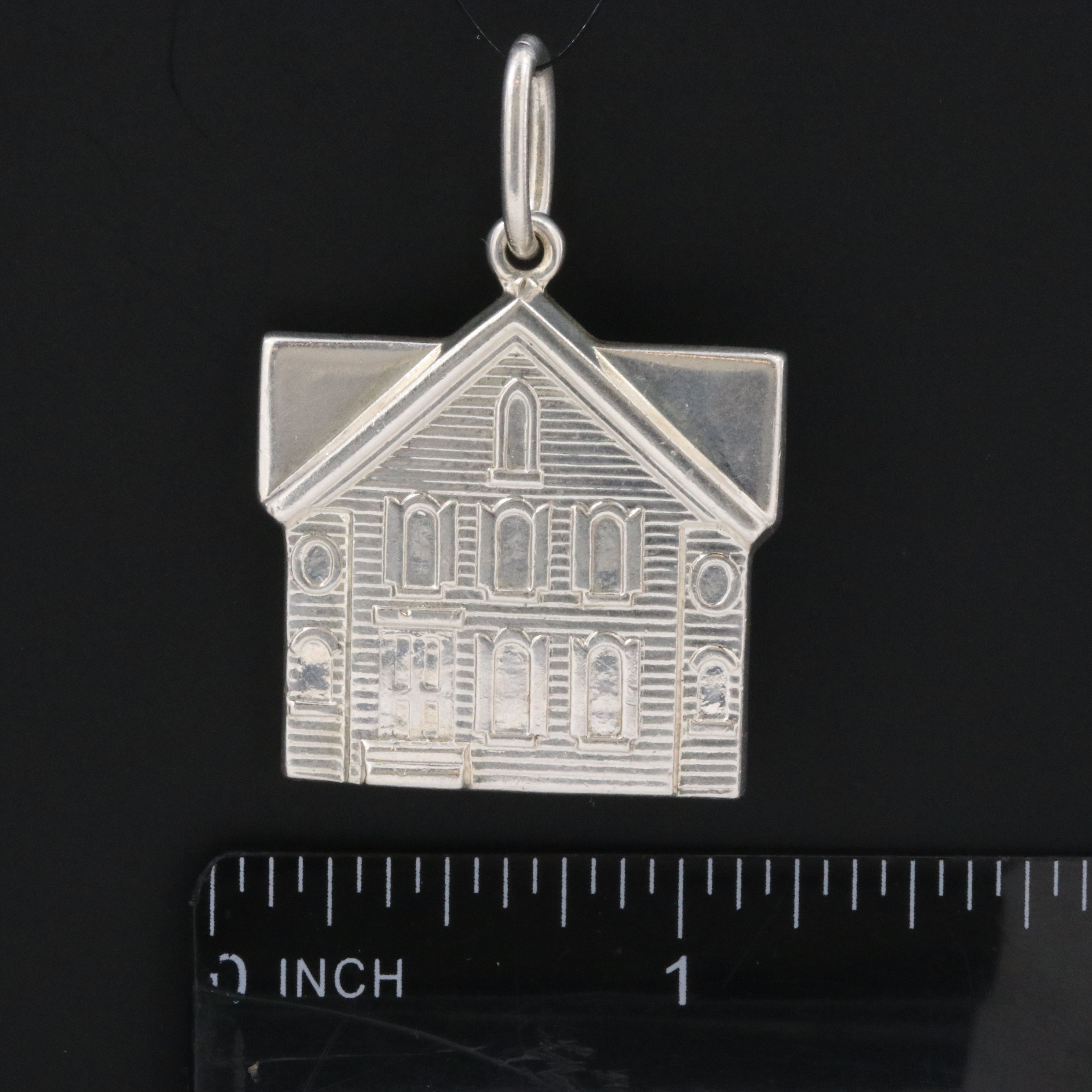 Tiffany & Co. Sterling House Charm Pendant
