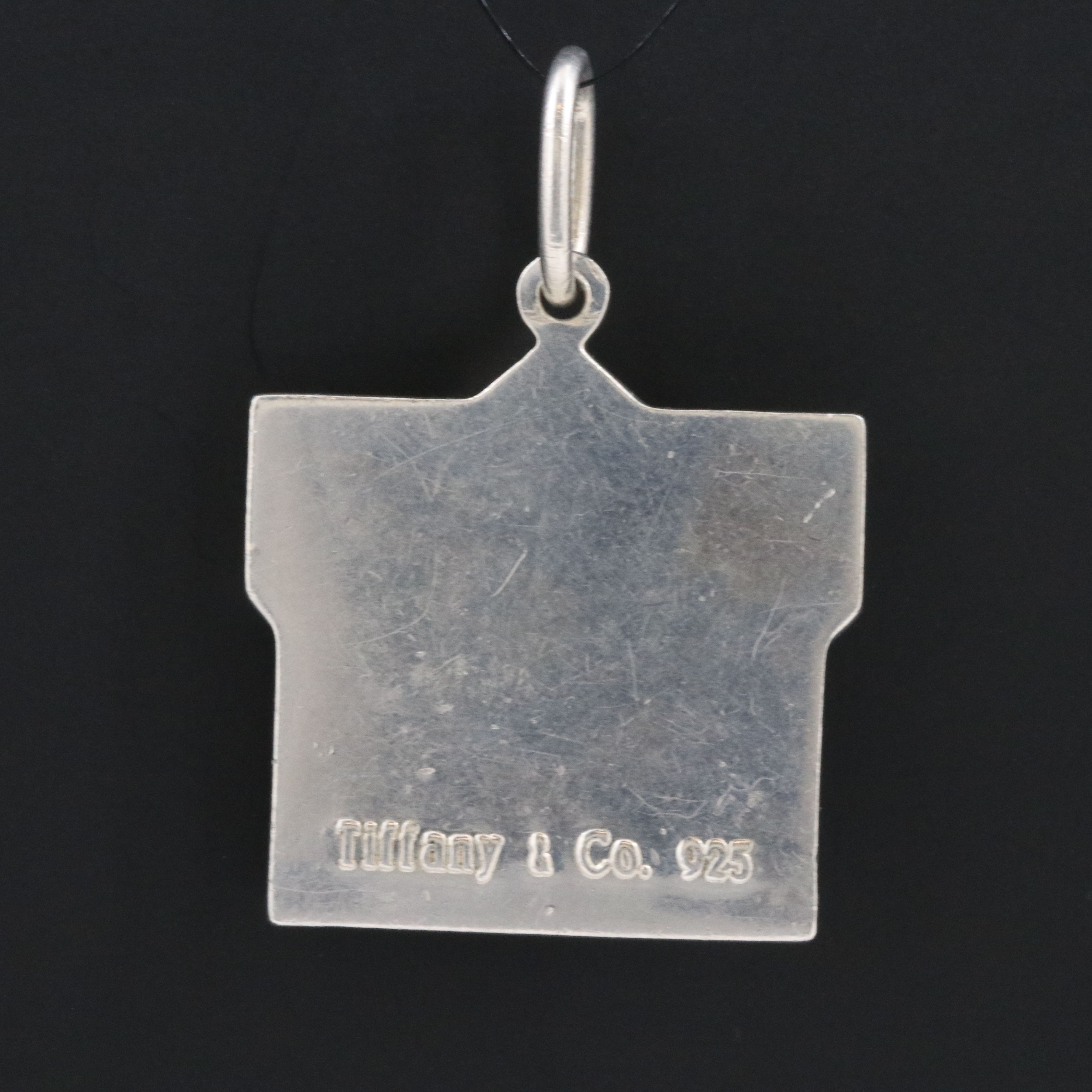 Tiffany & Co. Sterling House Charm Pendant