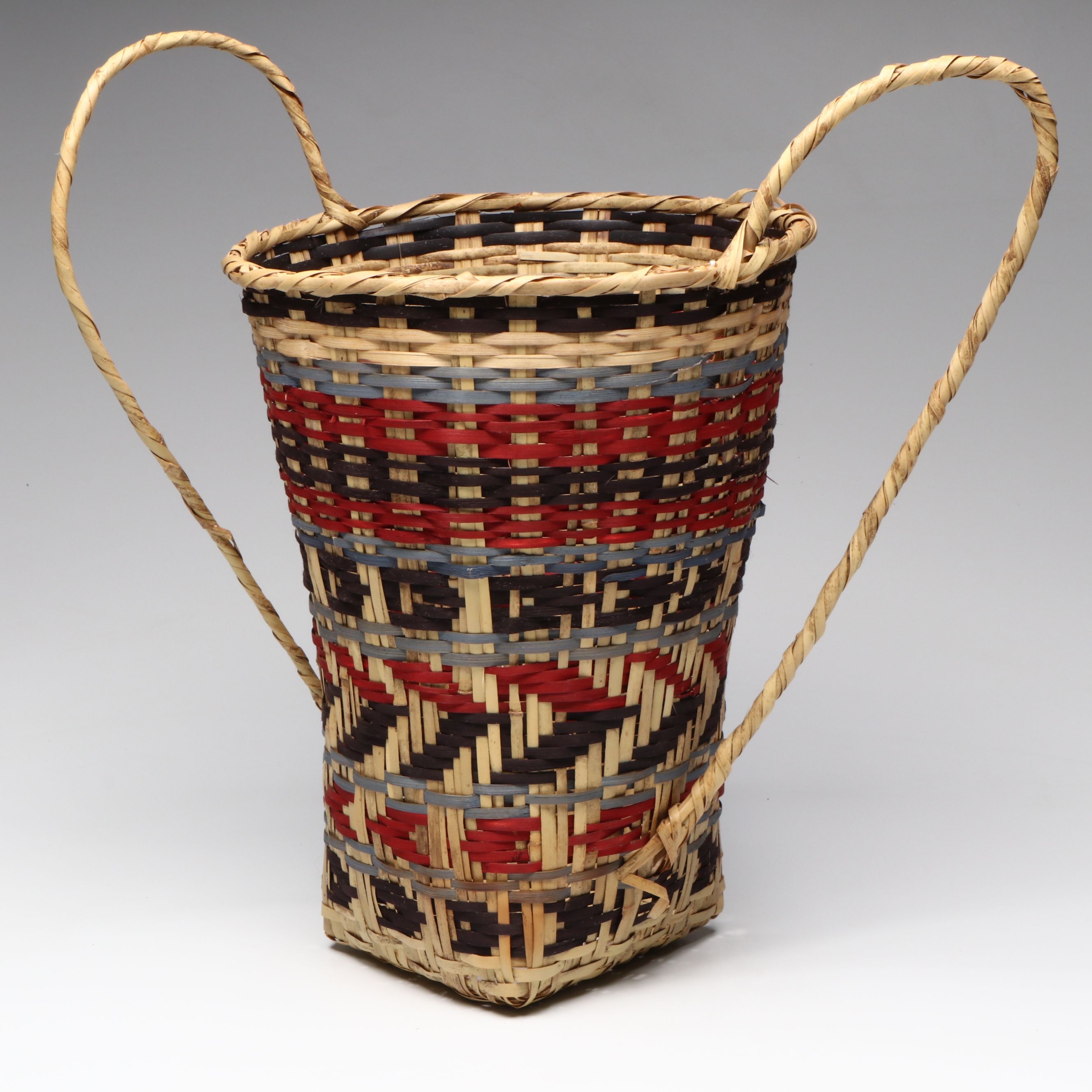 Mary Chapman Choctaw Swampcane Flower Basket