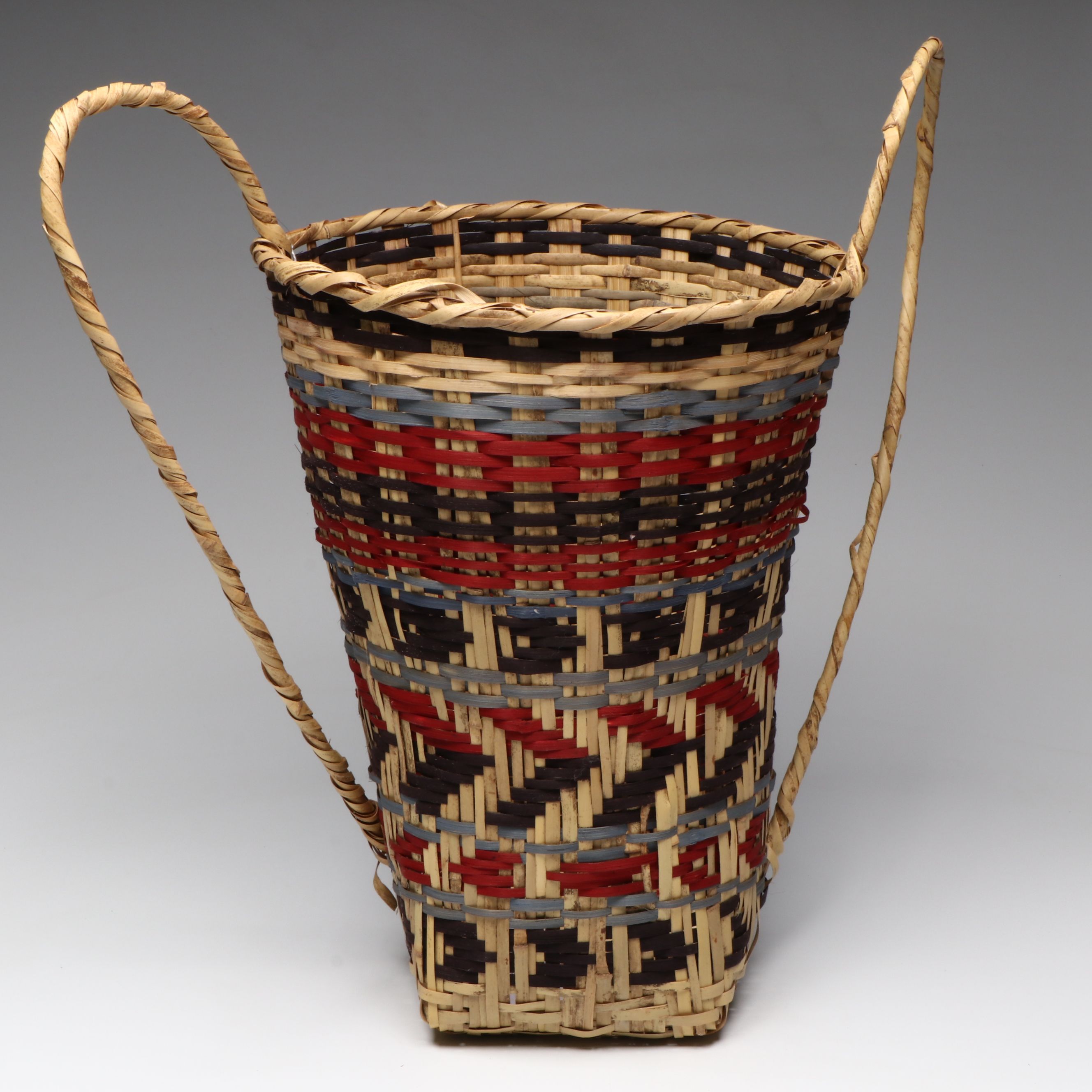 Mary Chapman Choctaw Swampcane Flower Basket