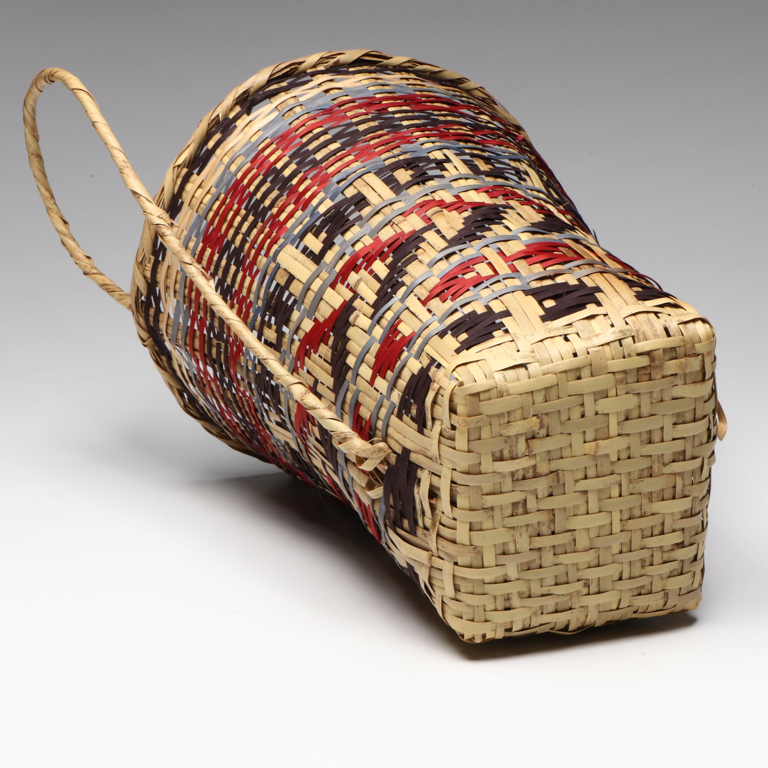 Mary Chapman Choctaw Swampcane Flower Basket