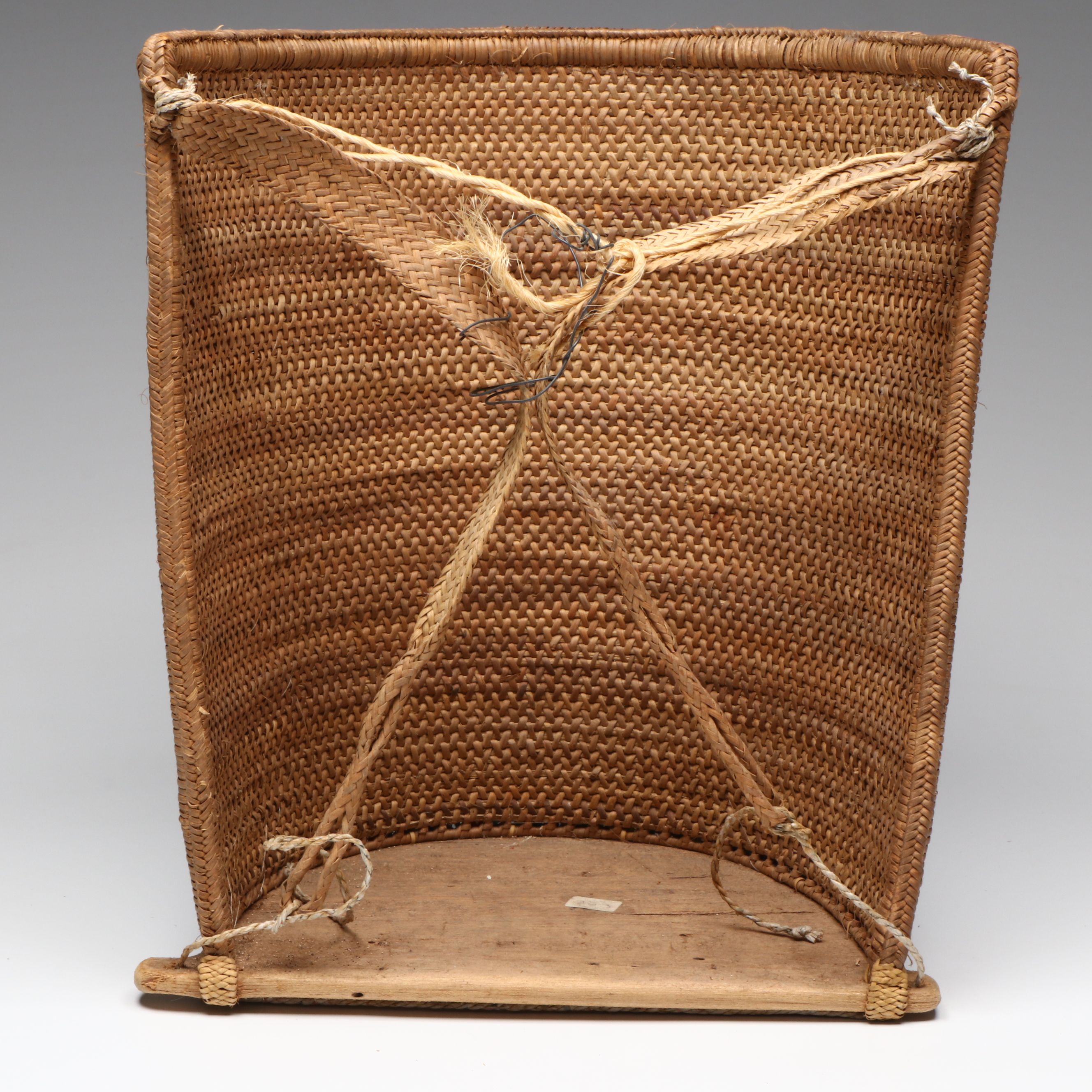 Borneo Island Kayan Peoples Polychrome Beaded Baby Carrier