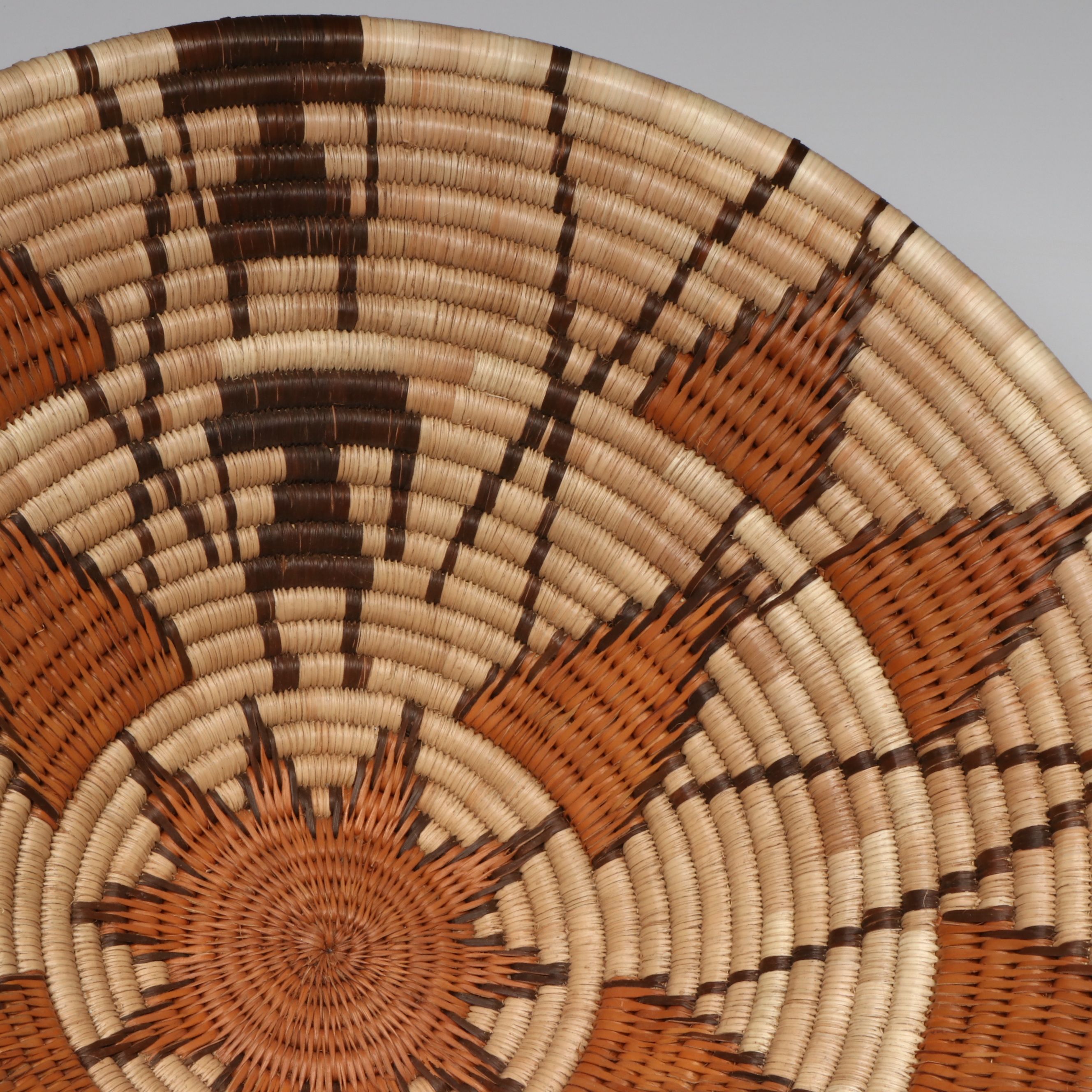 Botswanan "Flight of the Swallow" and Other Mokolane Palm Winnowing Baskets