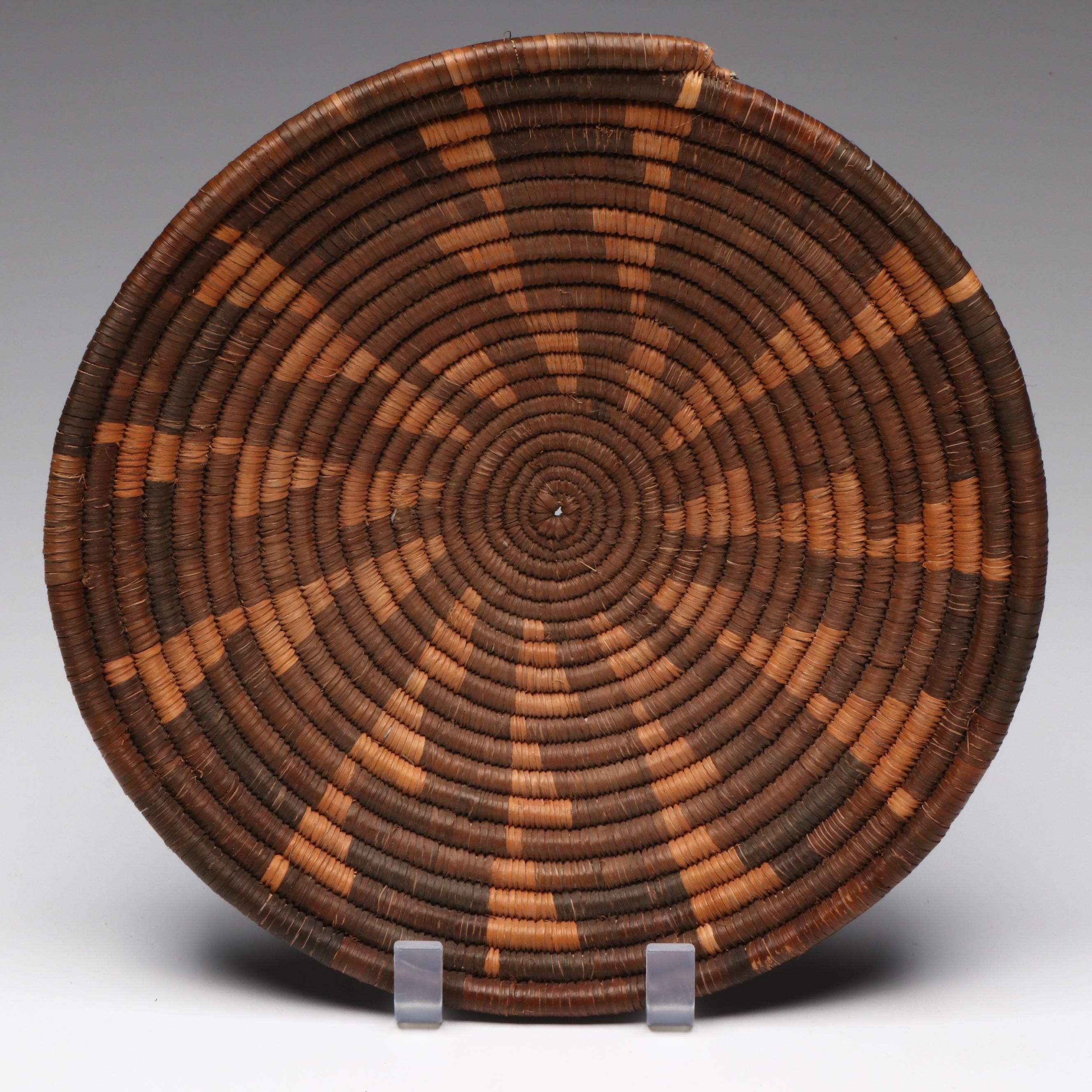 Botswanan "Flight of the Swallow" and Other Mokolane Palm Winnowing Baskets