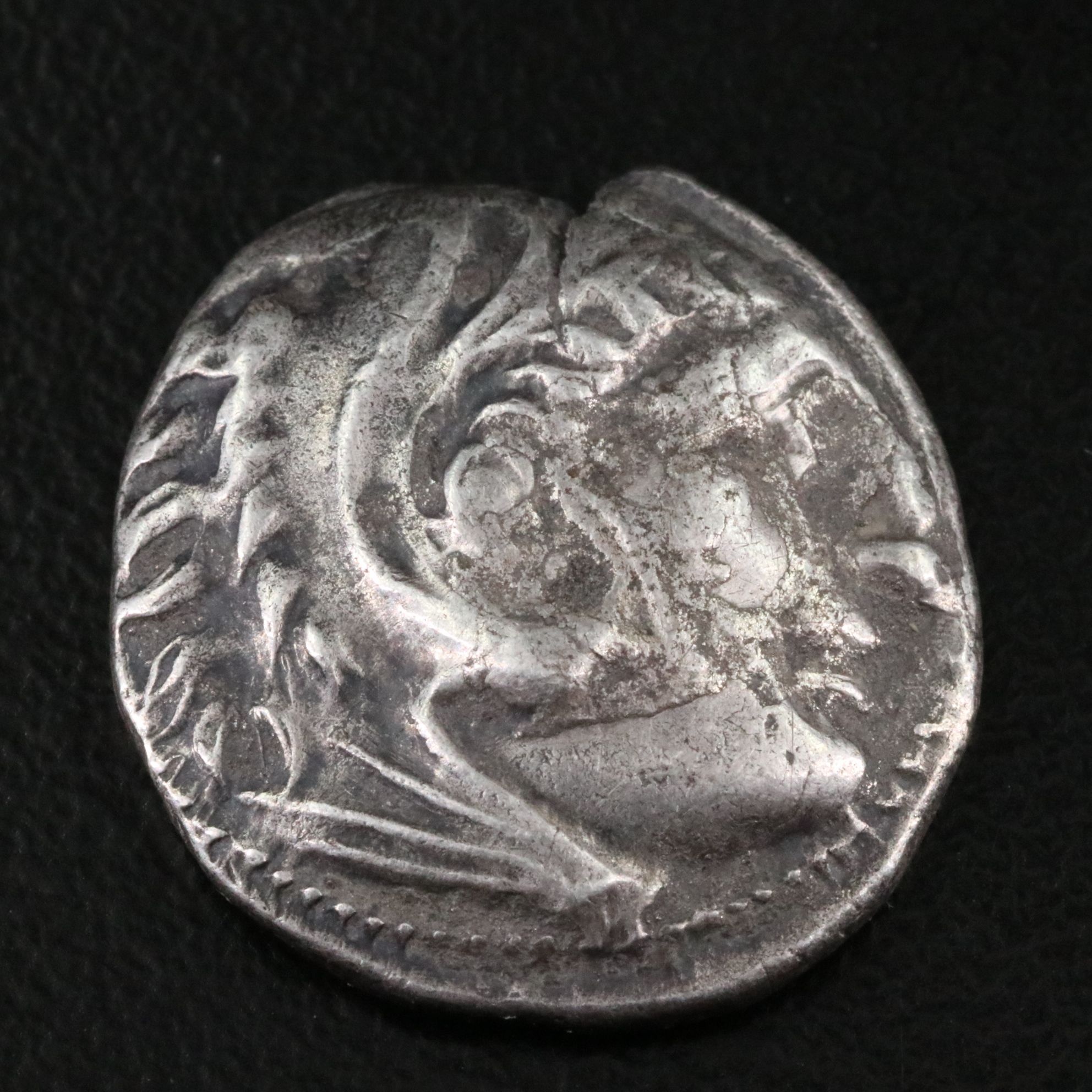 Ancient Greece, Macedonia Drachm Coin of Alexander III, "The Great," c. 330 B.C.