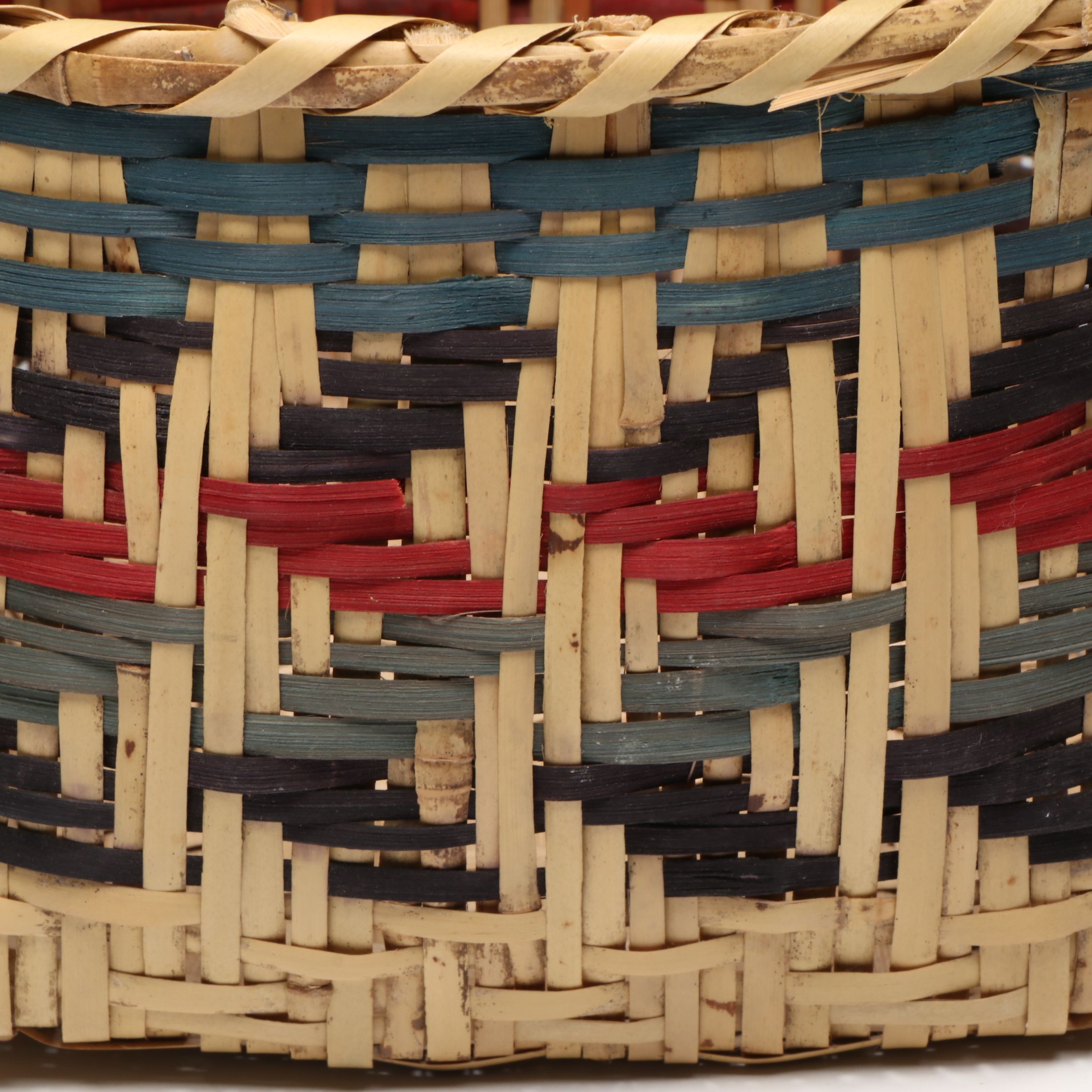 Choctaw Artisan Hand-Woven Swamp and River Cane Baskets