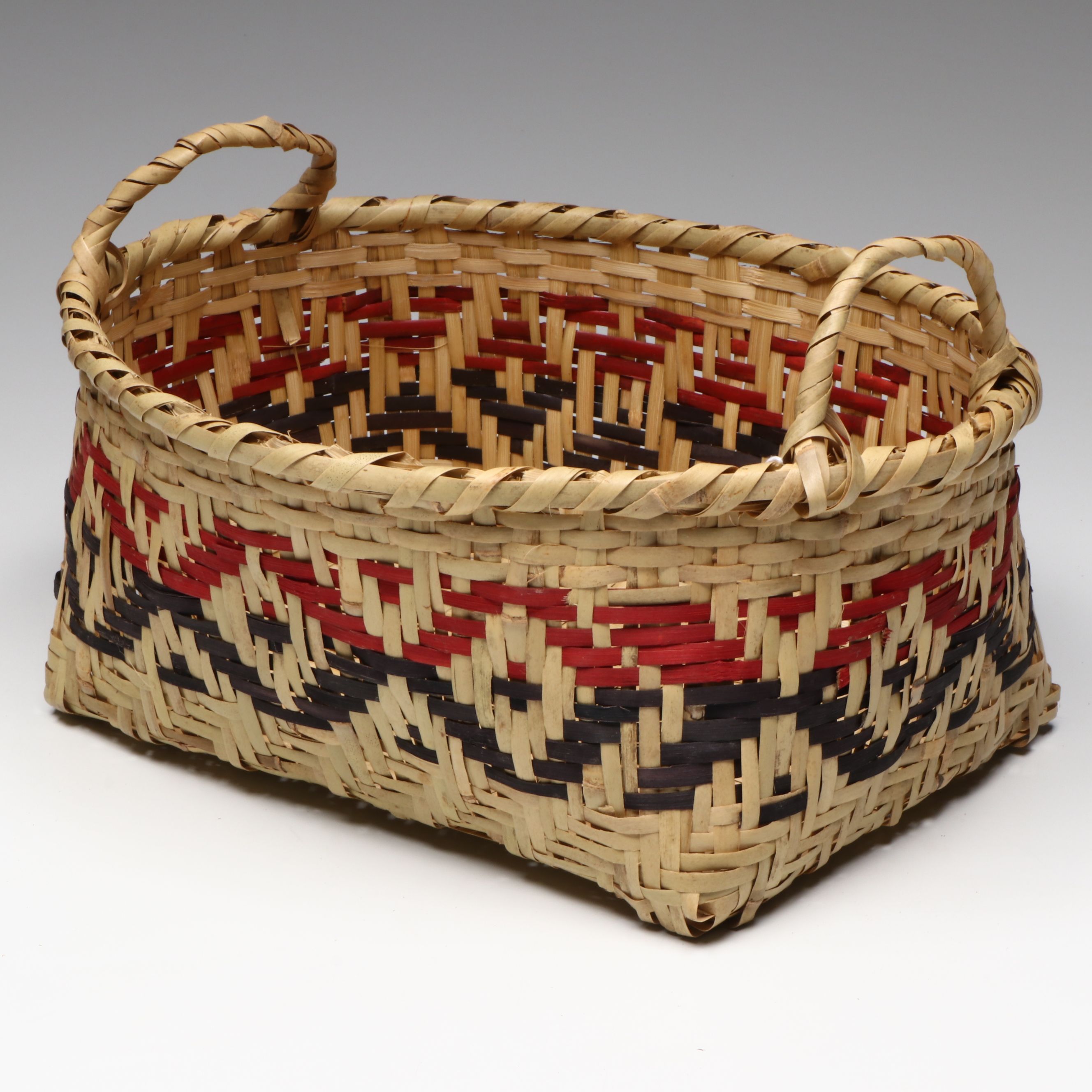 Choctaw Artisan Hand-Woven Swamp and River Cane Baskets