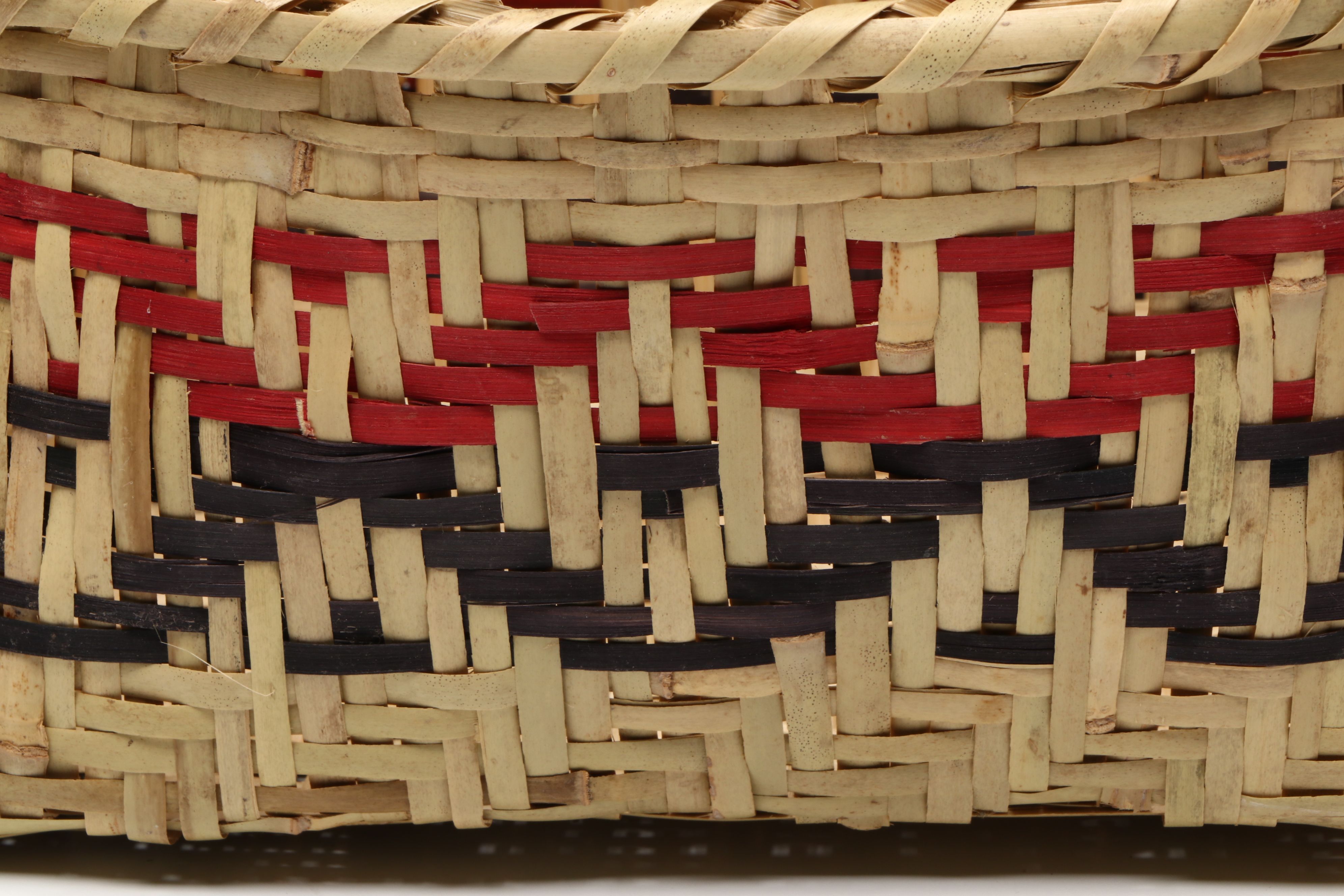 Choctaw Artisan Hand-Woven Swamp and River Cane Baskets