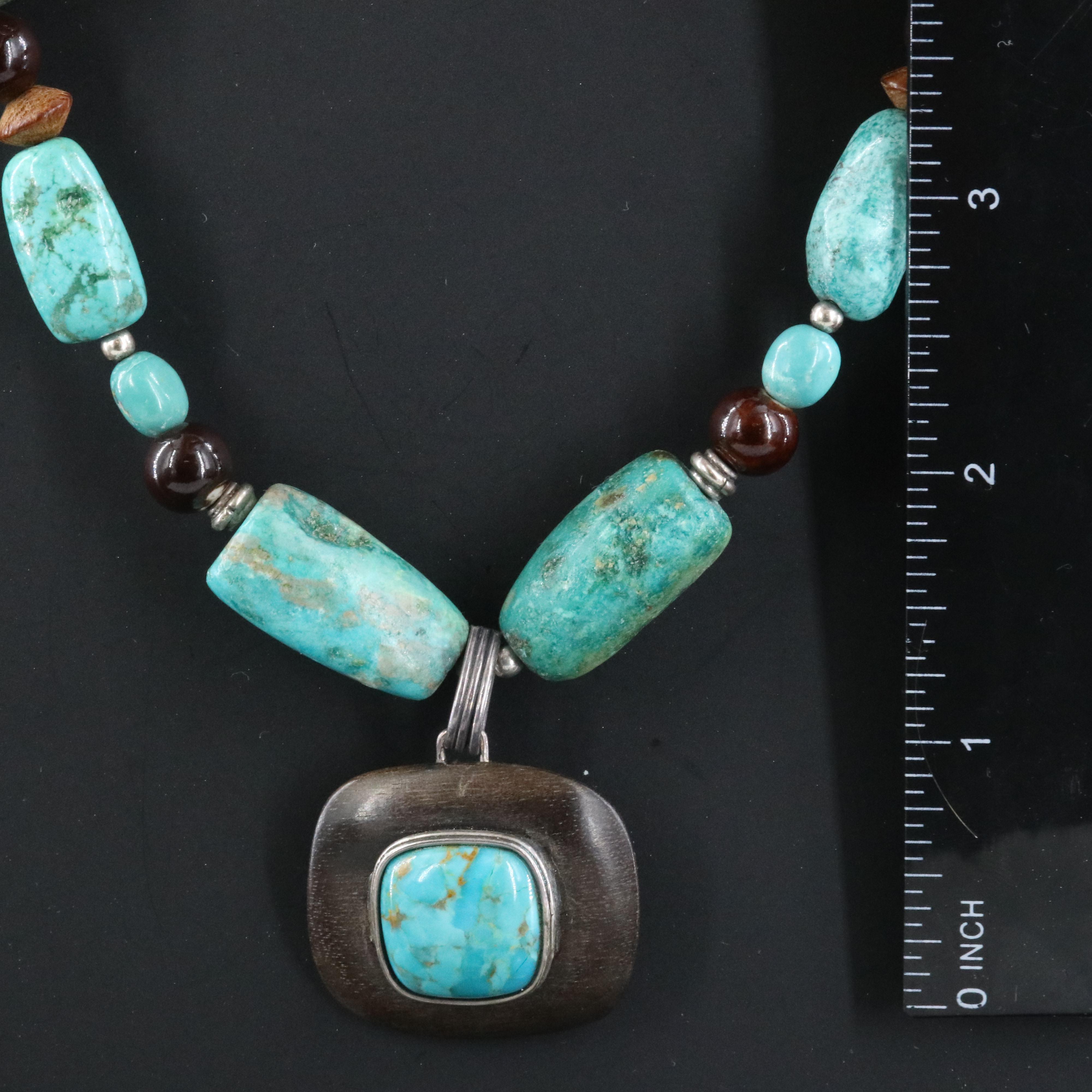 Desert Rose Trading and Barse Sterling Necklaces Featuring Jasper and Turquoise
