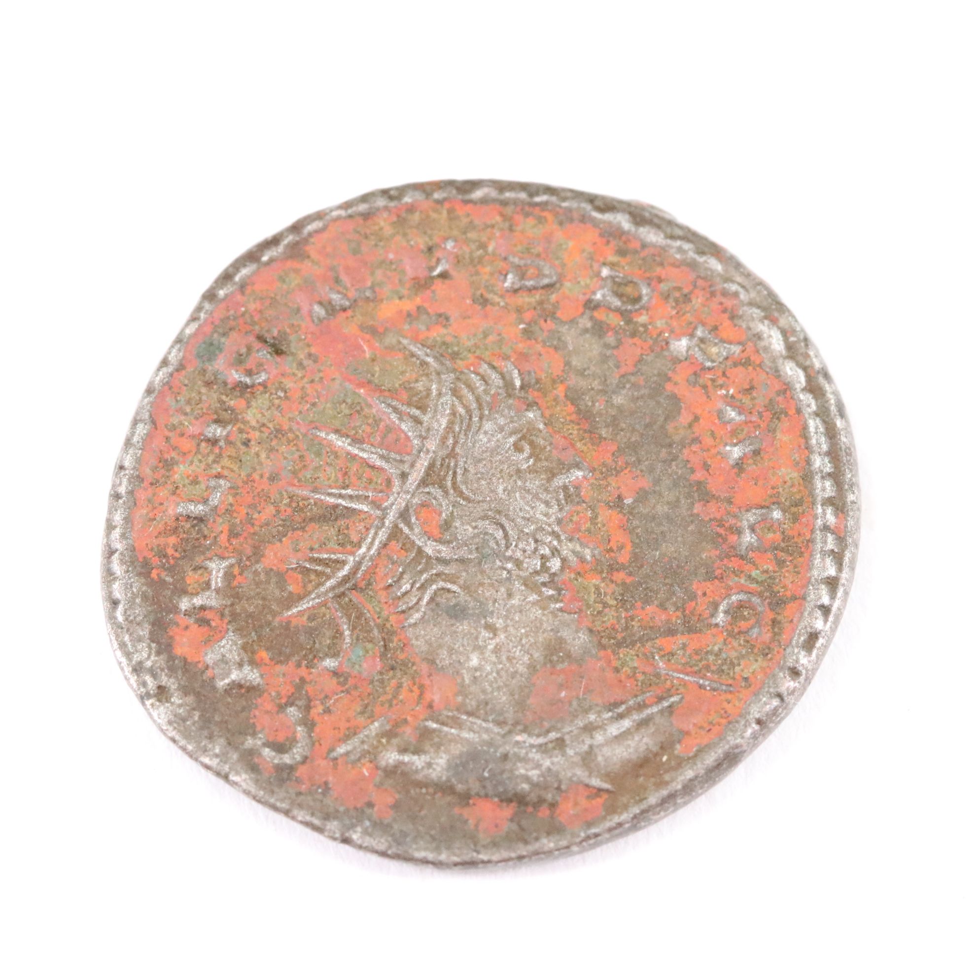 Ancient Roman Imperial Billon Antoninianus Coin of Gallienus, ca. 263 A.D.