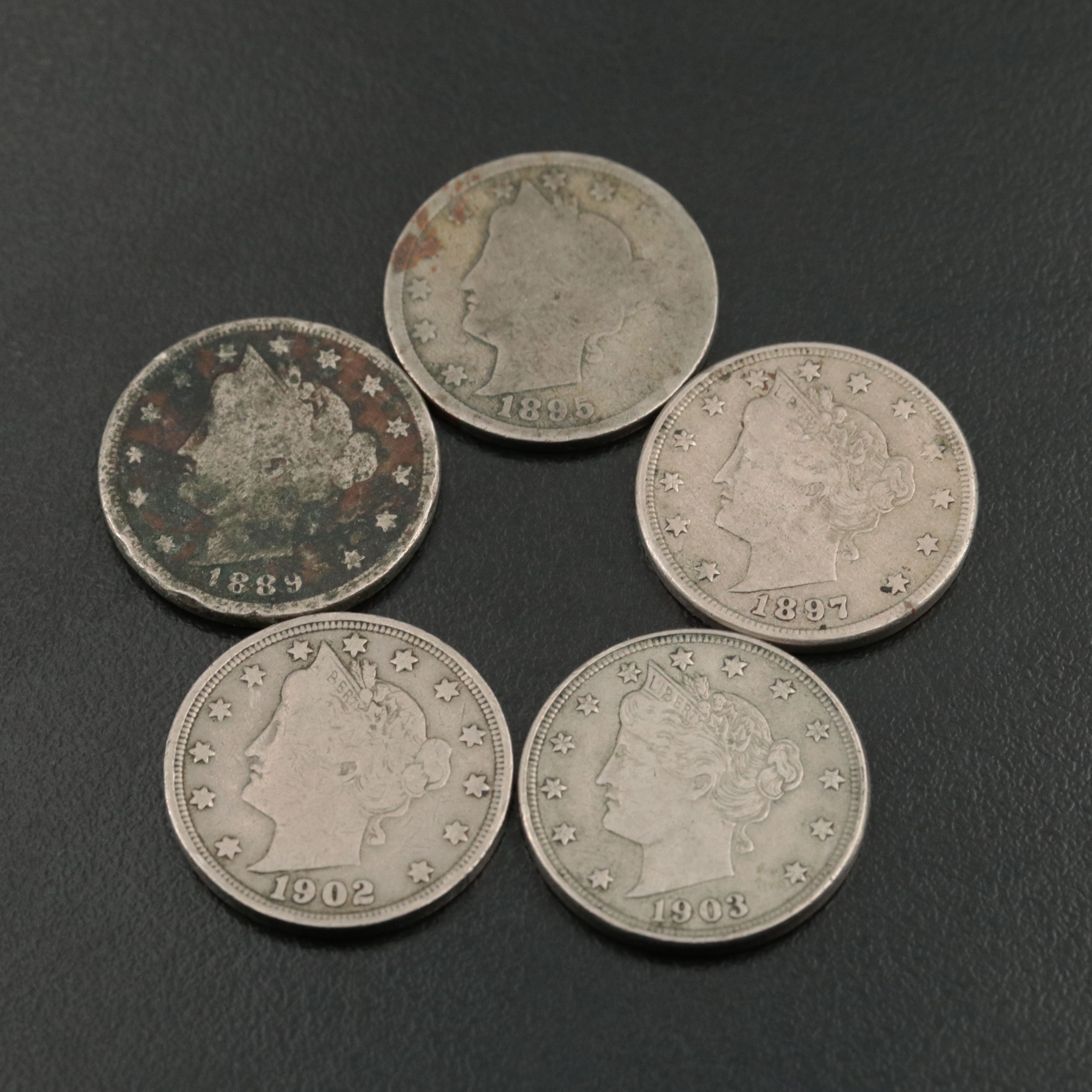 Collection of Twenty-Four Liberty Nickels