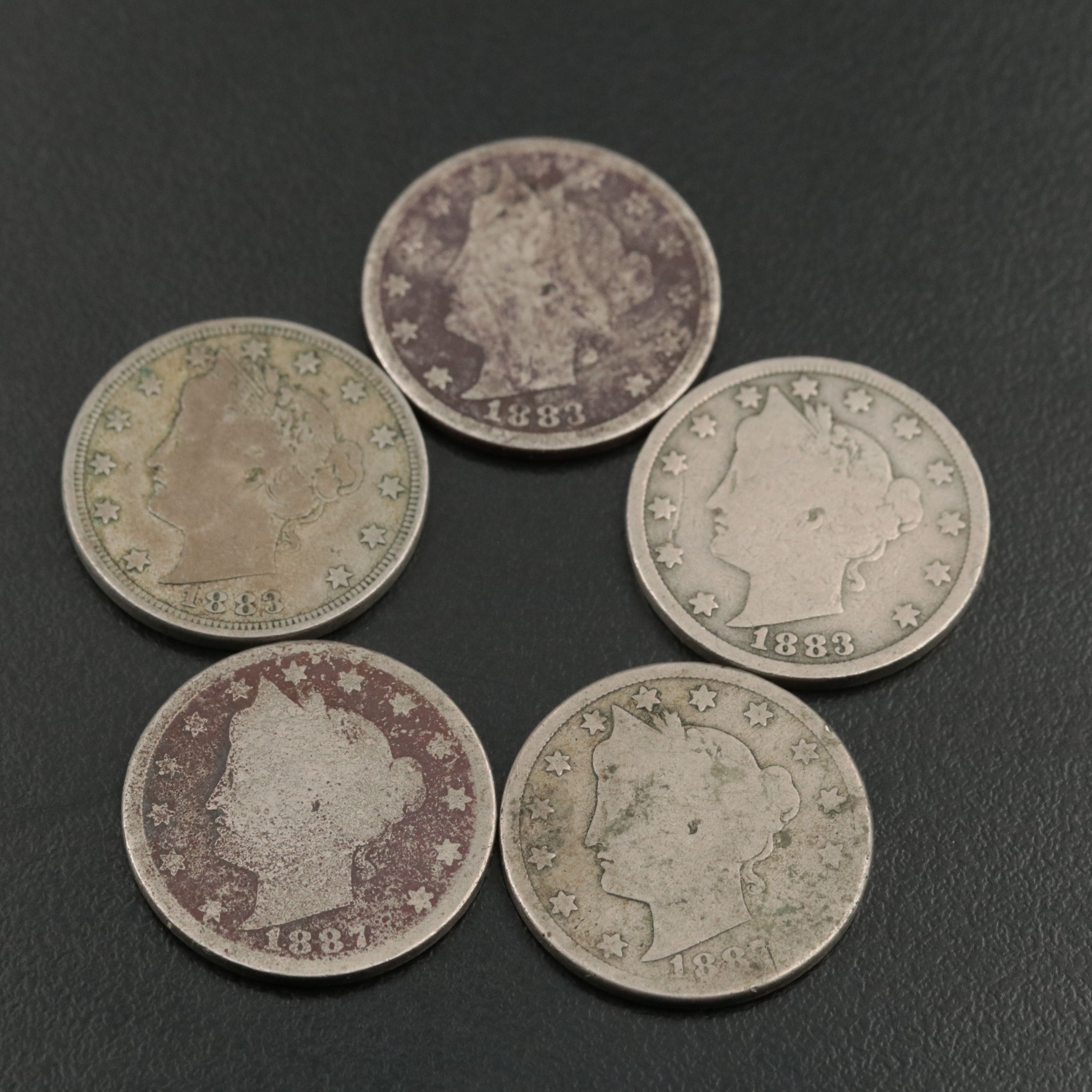 Collection of Twenty-Four Liberty Nickels