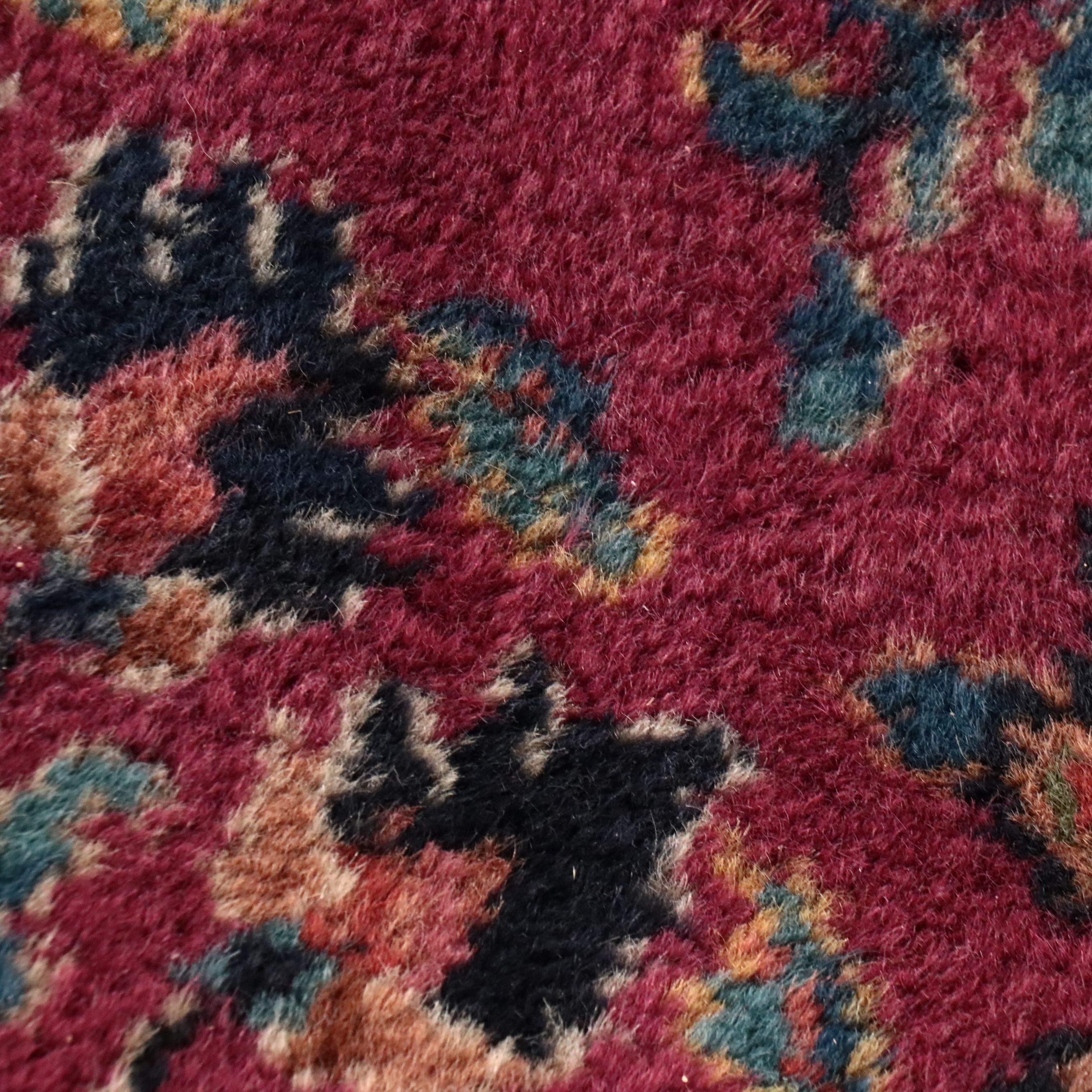 8'7 x 12' Hand-Knotted Persian Sarouk Room-Sized Rug