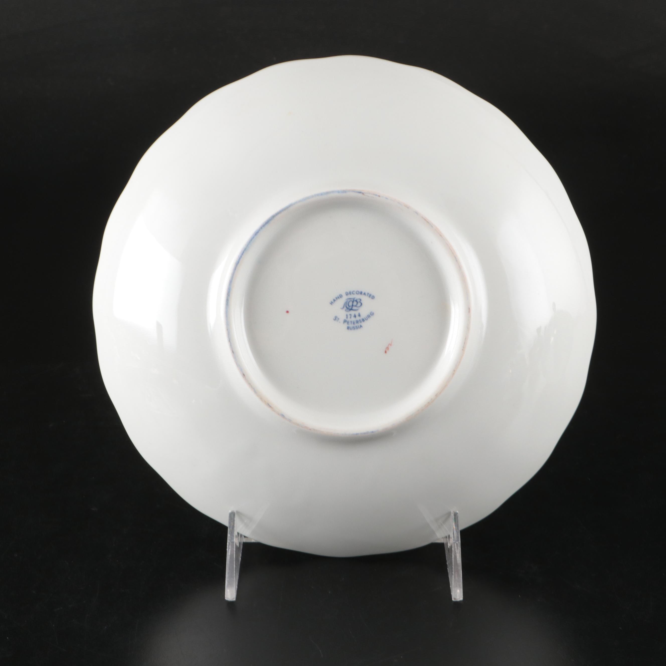 Lomonosov "Moonlight"  Porcelain Dinnerware and Table Accessories