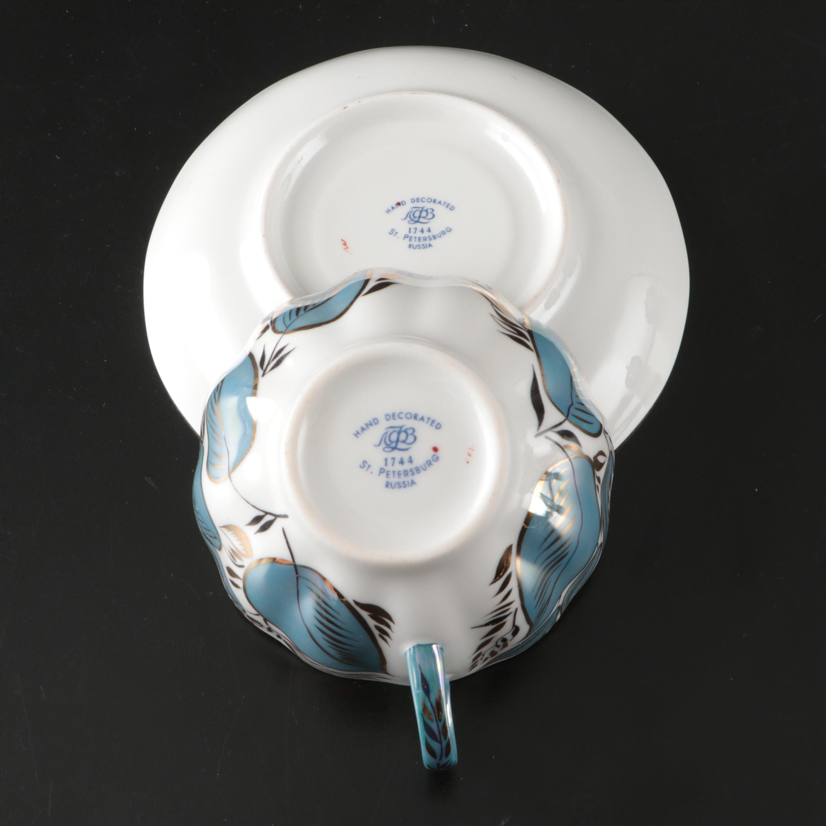 Lomonosov "Moonlight"  Porcelain Dinnerware and Table Accessories
