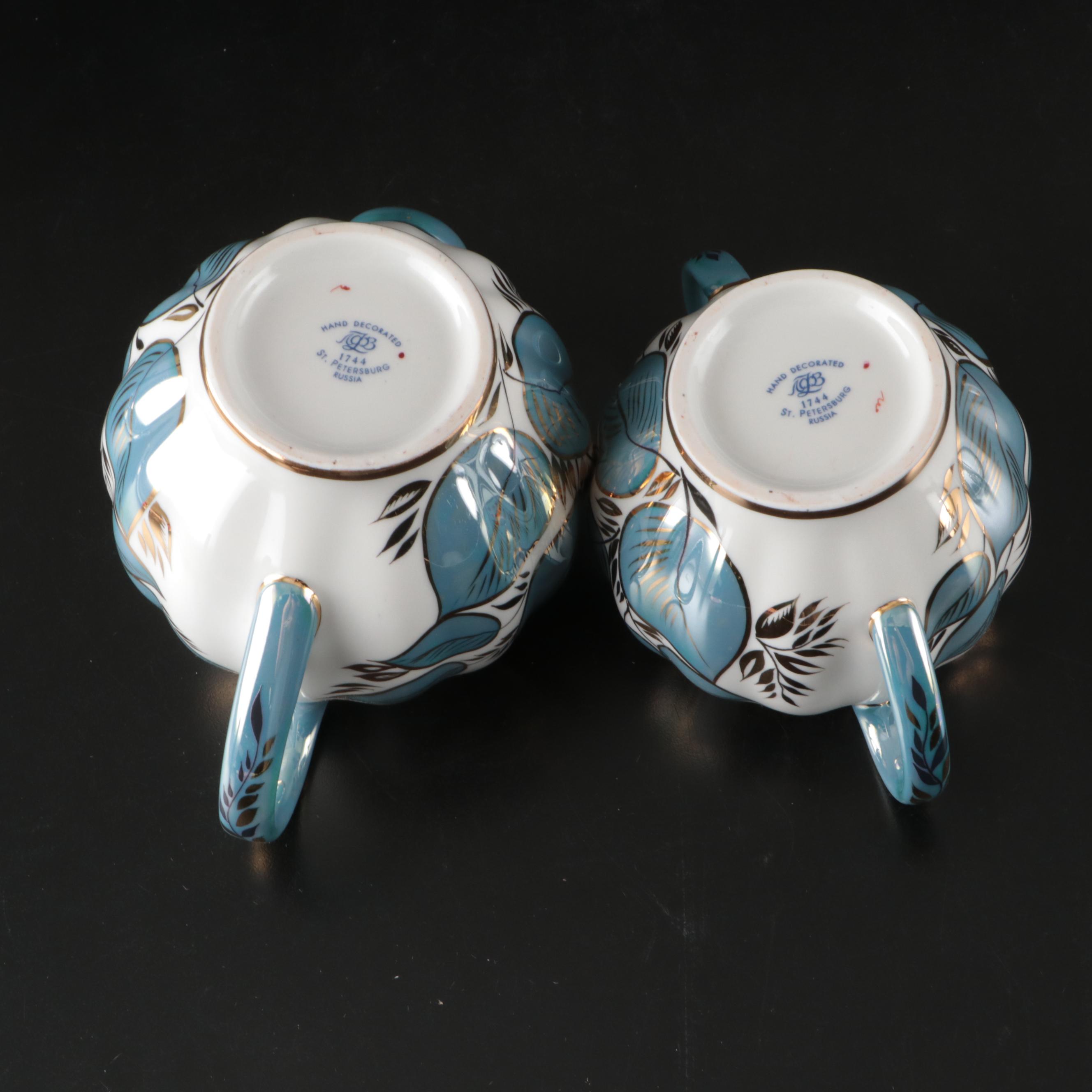 Lomonosov "Moonlight"  Porcelain Dinnerware and Table Accessories