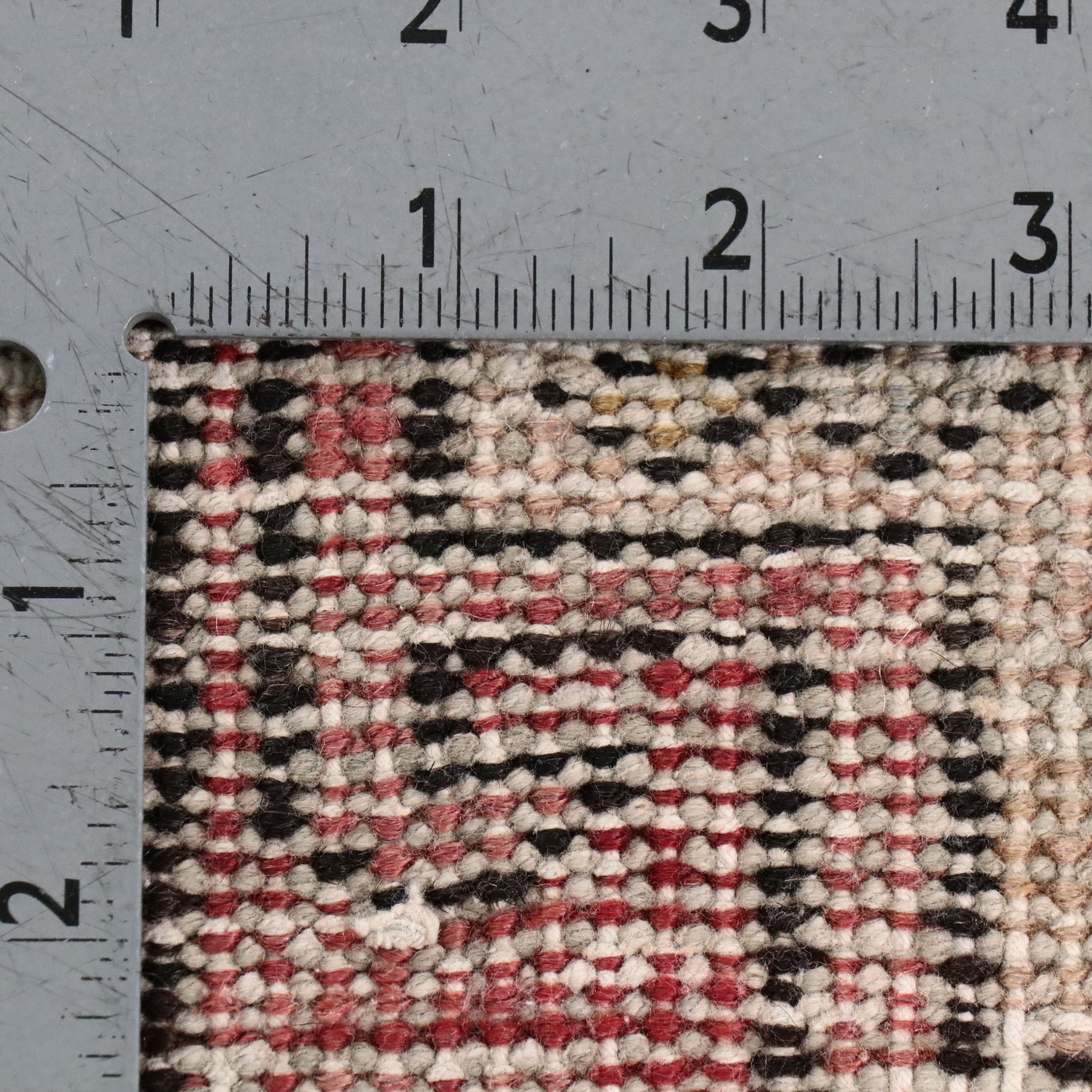 1'8 x 5'5 Hand-Knotted Persian Karaja Accent Rug