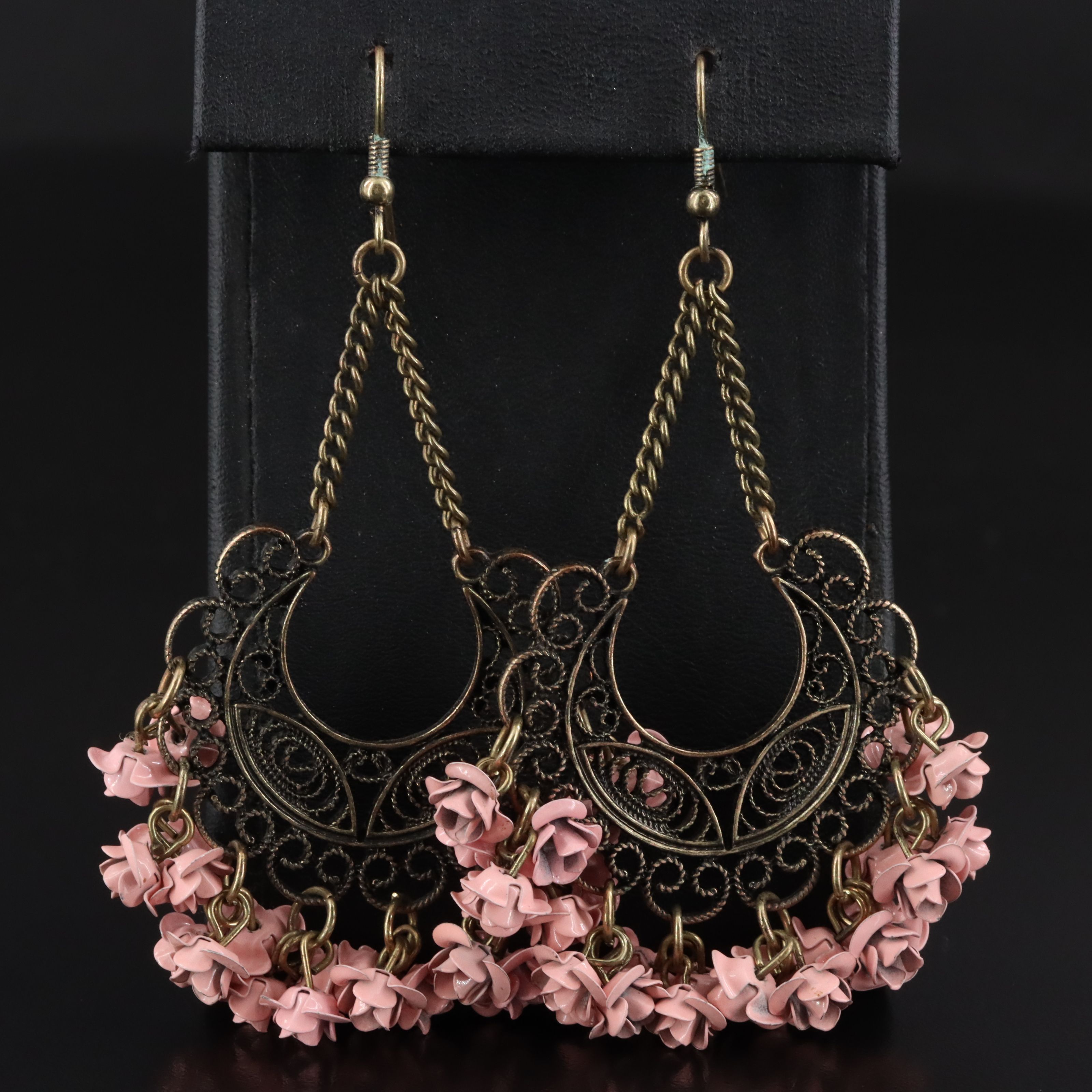 Floral Fringe Earrings
