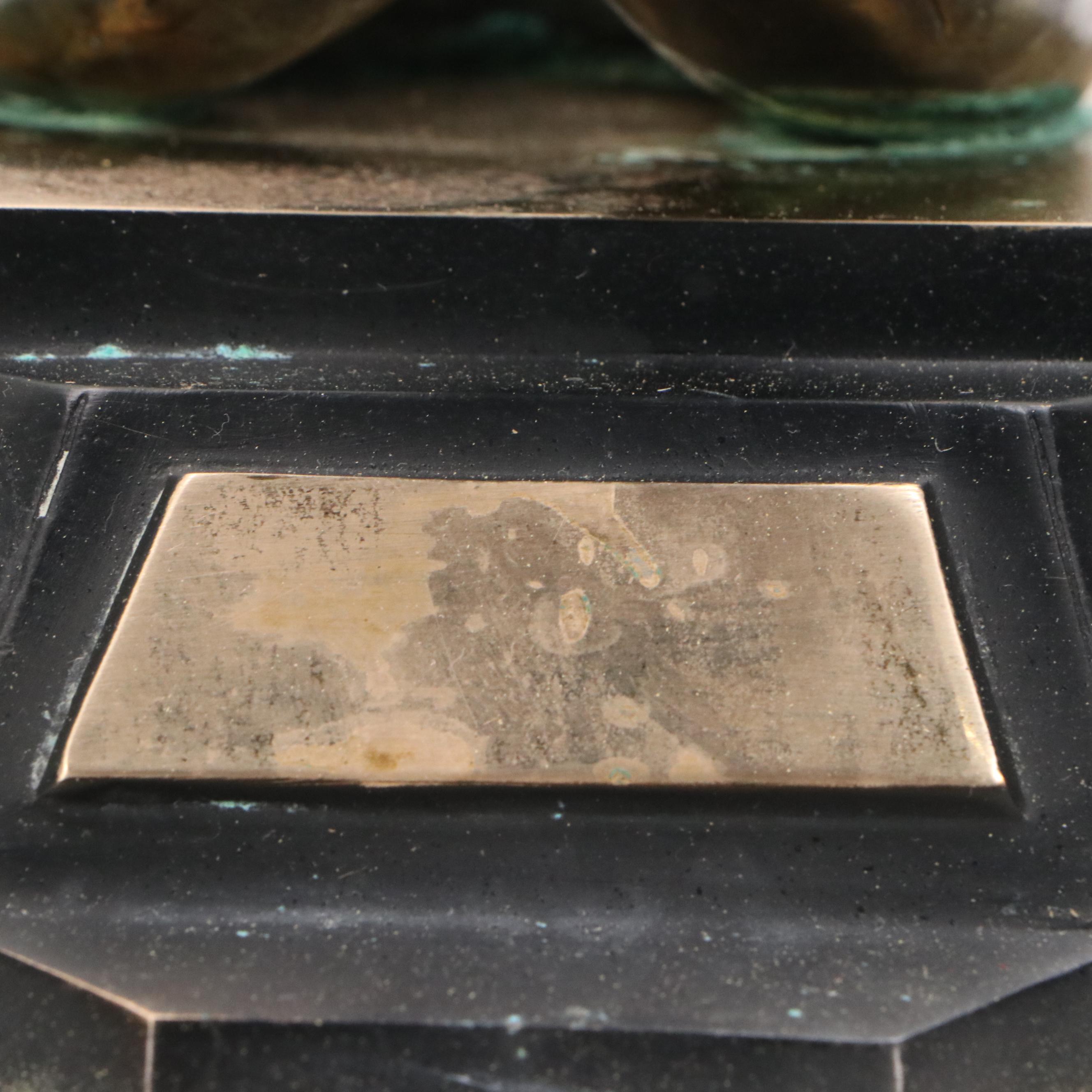 Erté Art Deco Style Bronze Sculpture of Snake Woman "La Jalousie," 1980