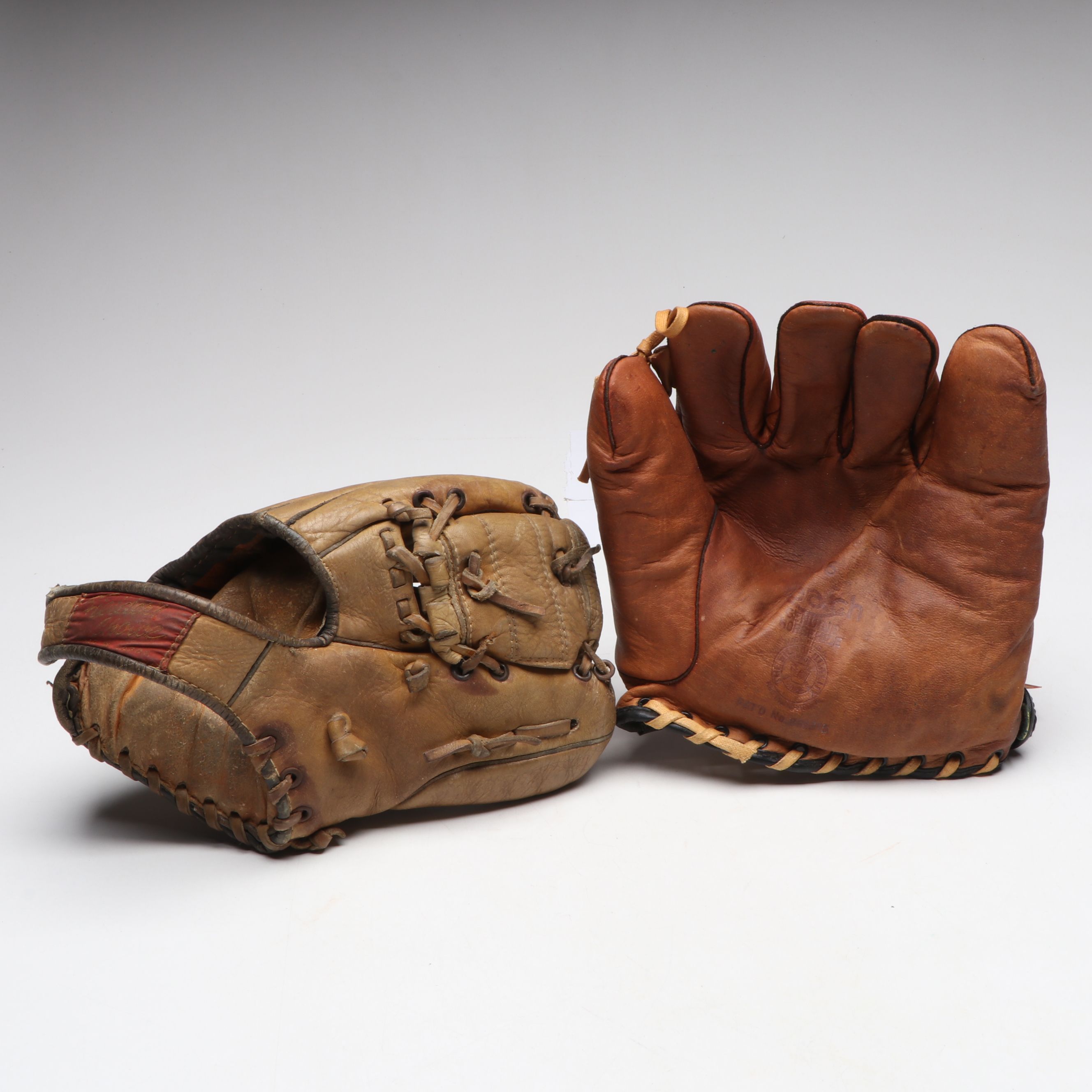 Reach No. 56 Genuine Horsehide with Other Fielder's Glove, Mid-20th Century
